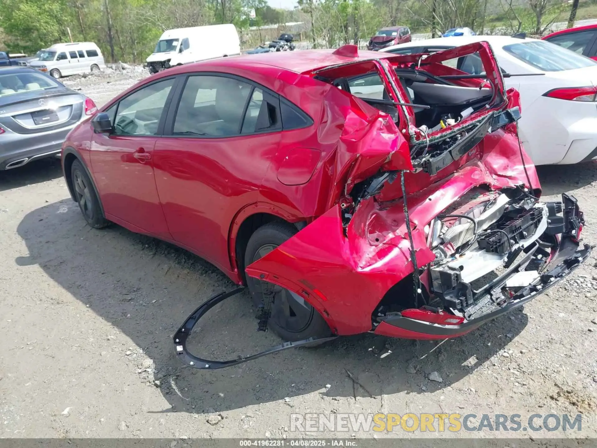 3 Photograph of a damaged car JTDACAAU3R3041074 TOYOTA PRIUS 2024