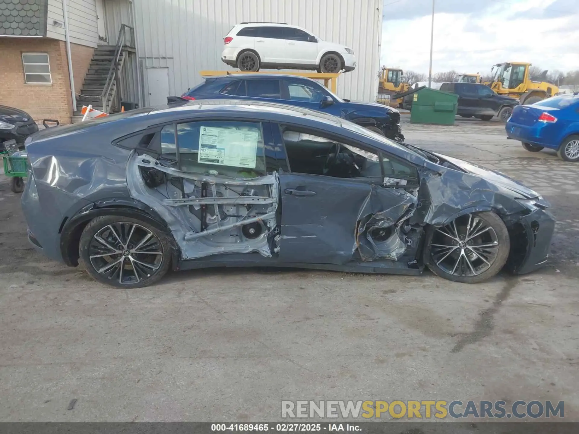 14 Photograph of a damaged car JTDACAAU4R3035056 TOYOTA PRIUS 2024