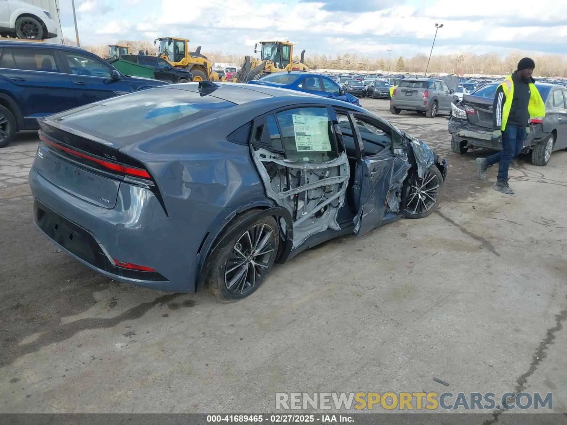 4 Photograph of a damaged car JTDACAAU4R3035056 TOYOTA PRIUS 2024