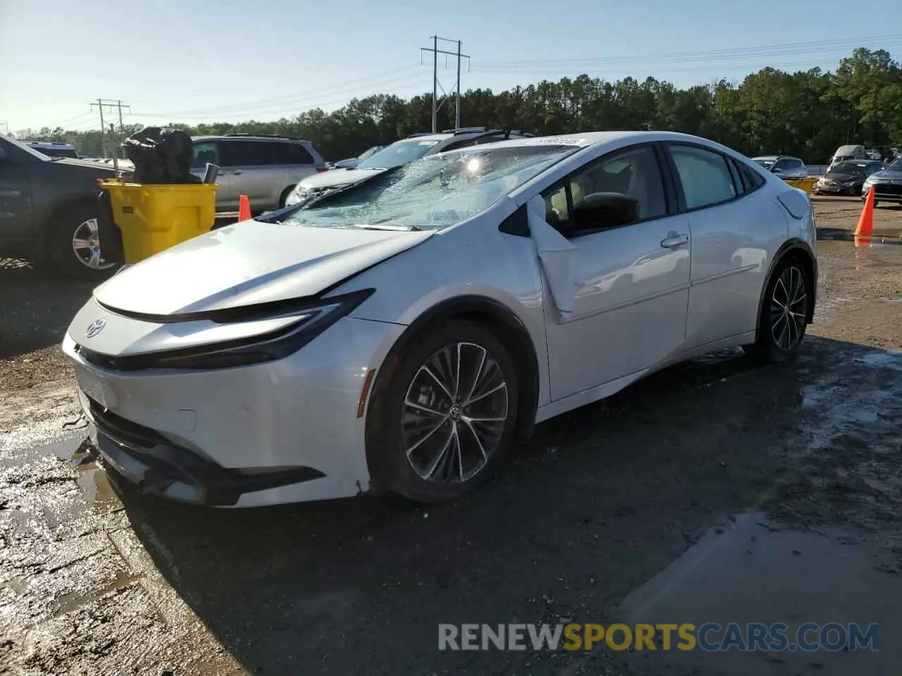 1 Photograph of a damaged car JTDACAAU4R3037793 TOYOTA PRIUS 2024
