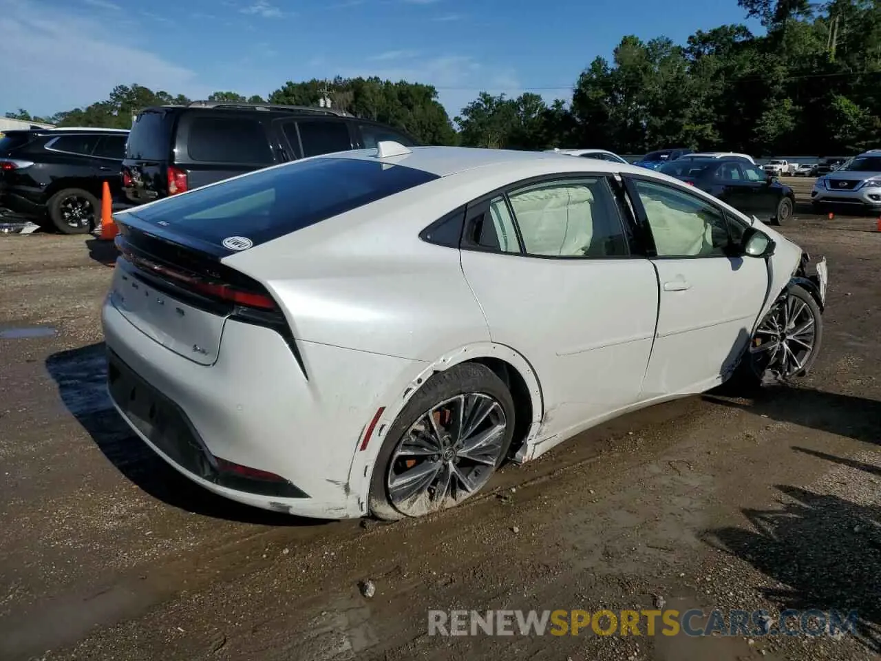 3 Photograph of a damaged car JTDACAAU4R3037793 TOYOTA PRIUS 2024