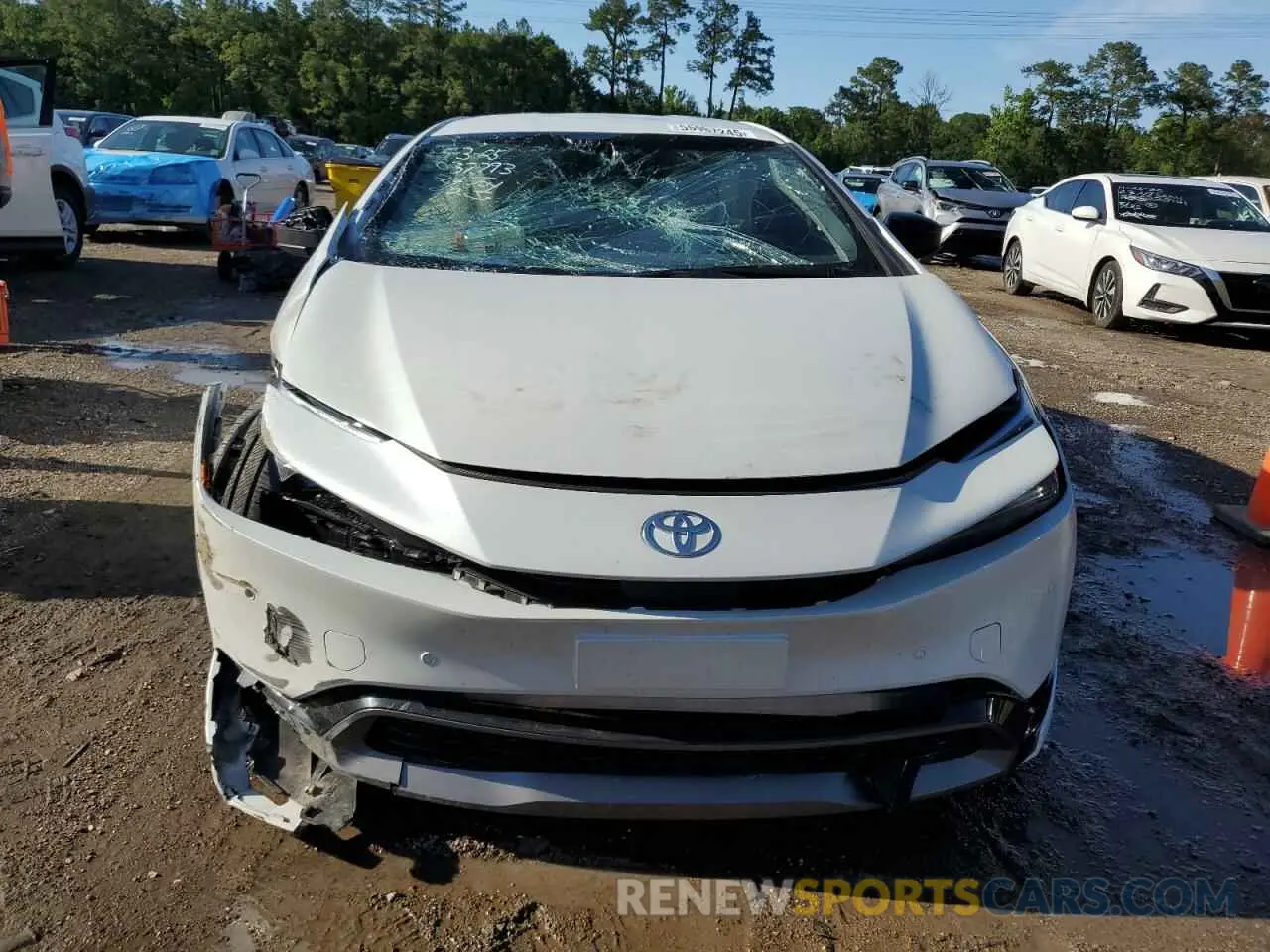 5 Photograph of a damaged car JTDACAAU4R3037793 TOYOTA PRIUS 2024
