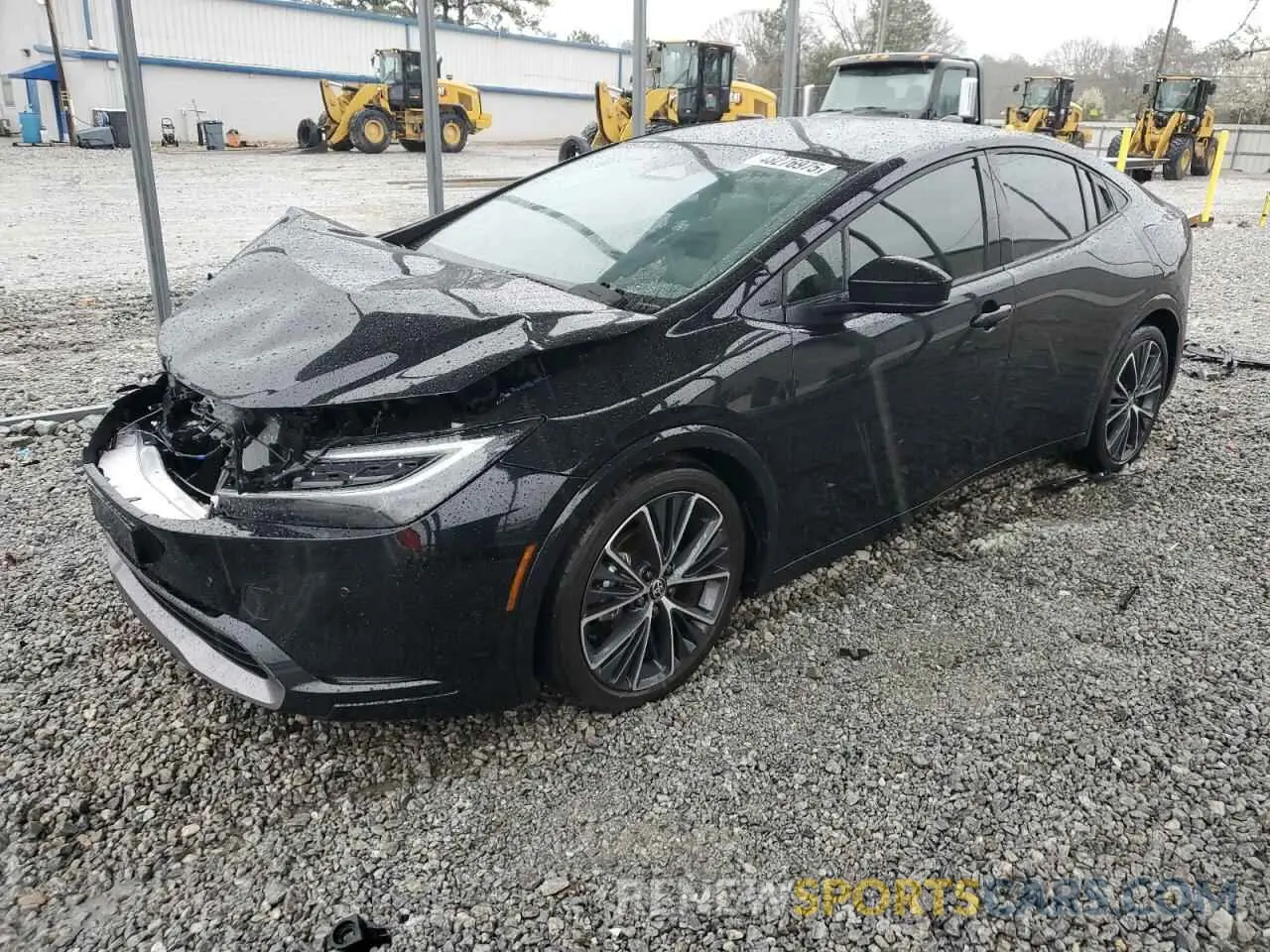 1 Photograph of a damaged car JTDACAAU4R3038376 TOYOTA PRIUS 2024