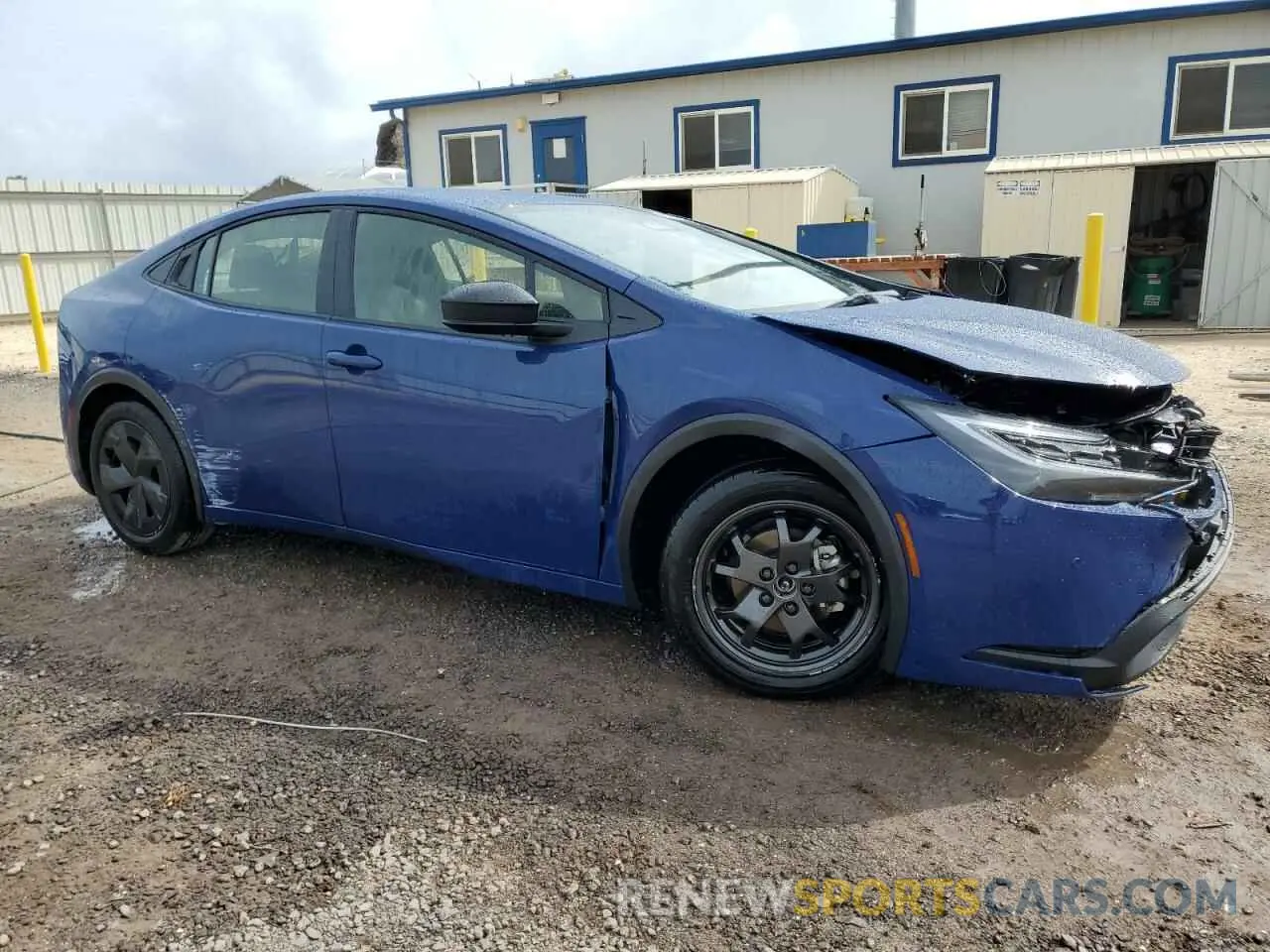 4 Photograph of a damaged car JTDACAAU4R3045263 TOYOTA PRIUS 2024
