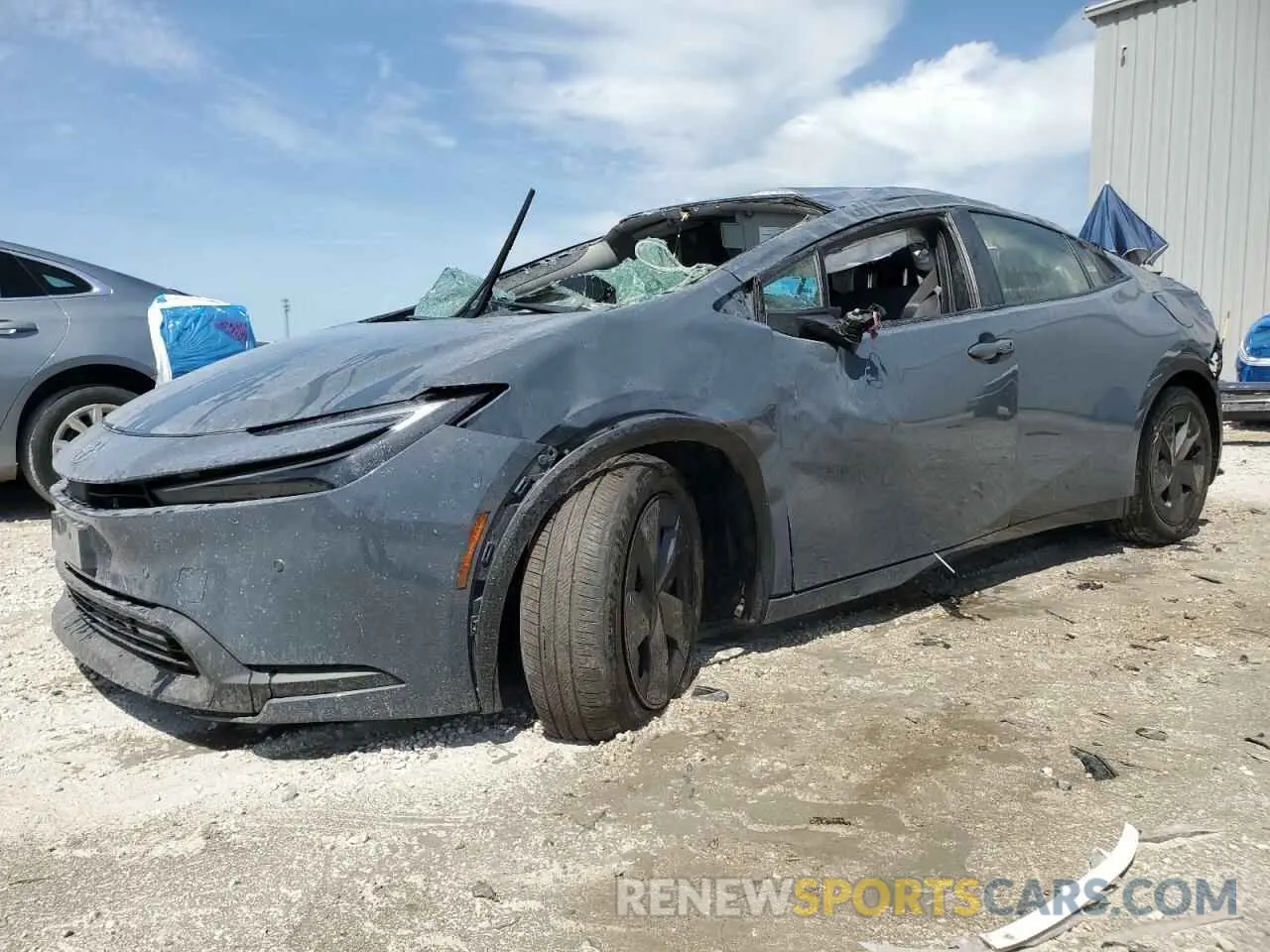 1 Photograph of a damaged car JTDACAAU5R3017164 TOYOTA PRIUS 2024