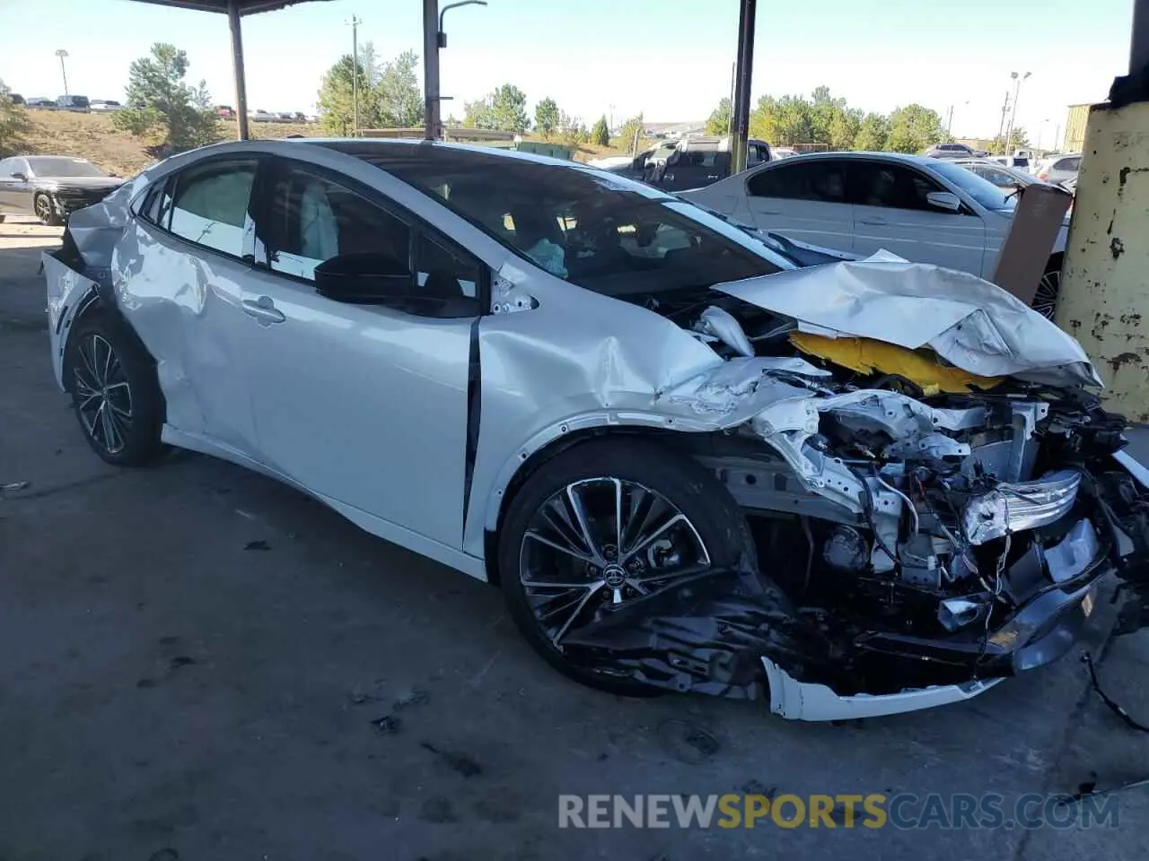 4 Photograph of a damaged car JTDACAAU5R3031114 TOYOTA PRIUS 2024