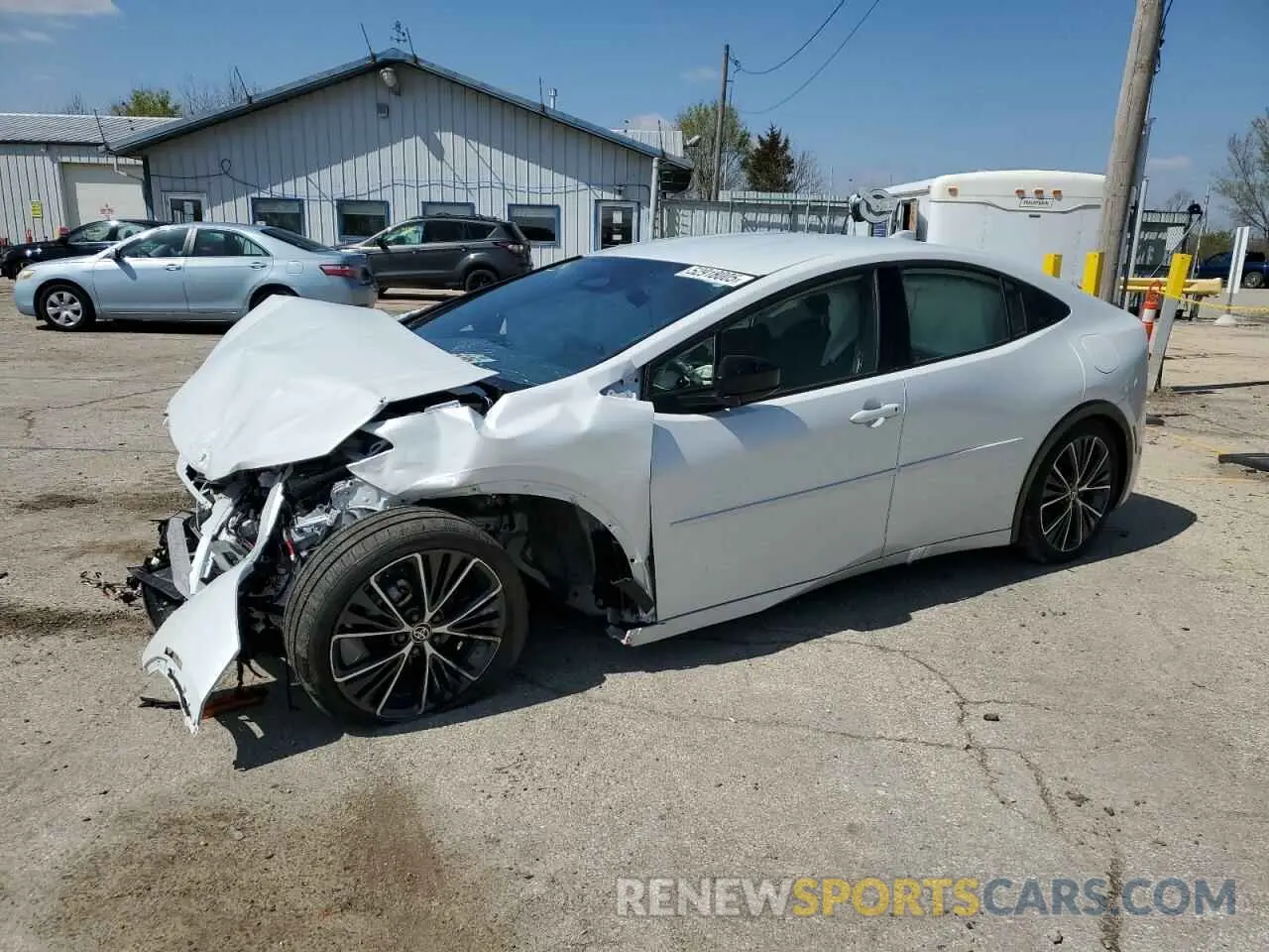 1 Photograph of a damaged car JTDACAAU5R3032912 TOYOTA PRIUS 2024
