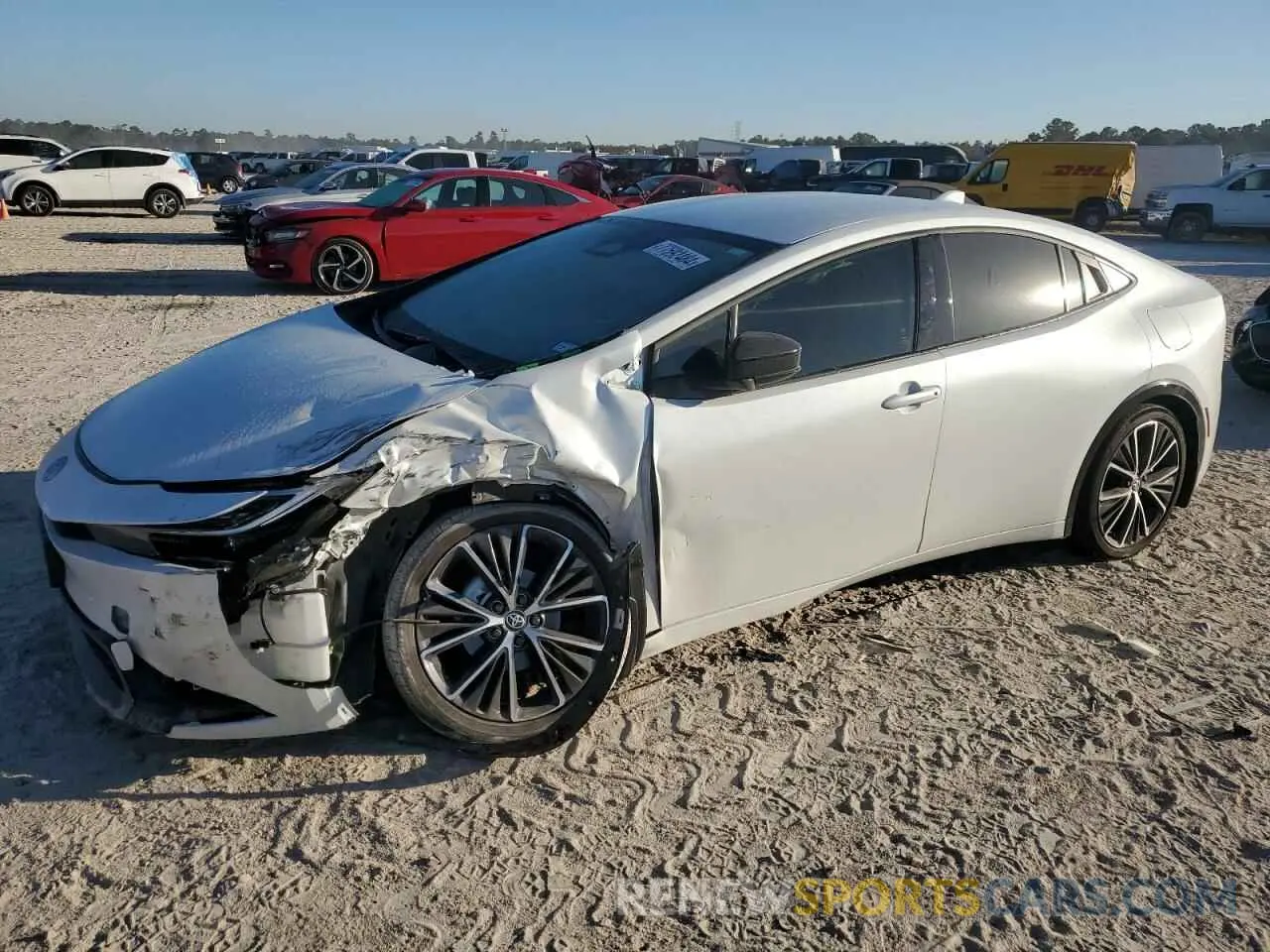 1 Photograph of a damaged car JTDACAAU6R3019330 TOYOTA PRIUS 2024