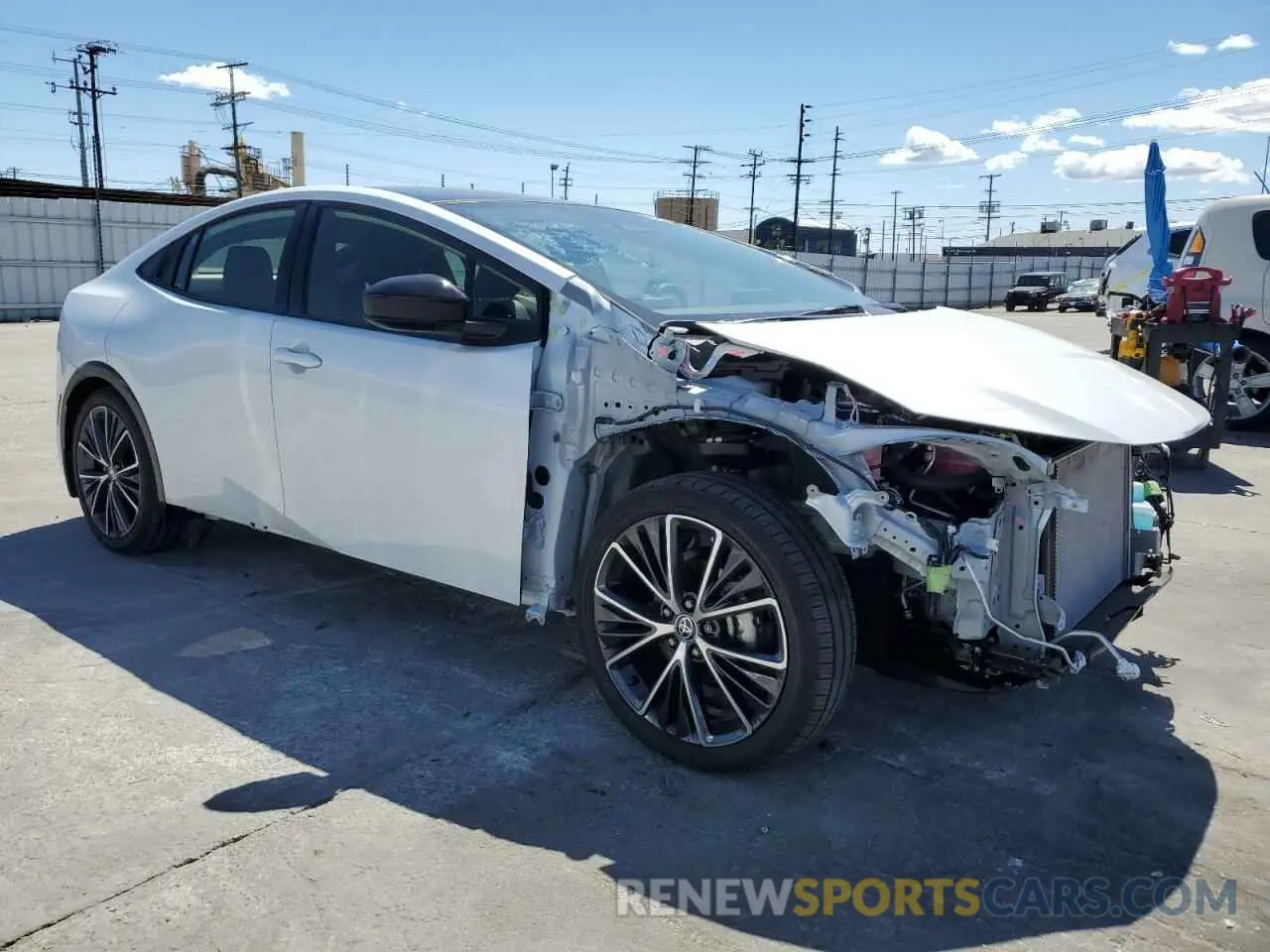 4 Photograph of a damaged car JTDACAAU6R3022079 TOYOTA PRIUS 2024