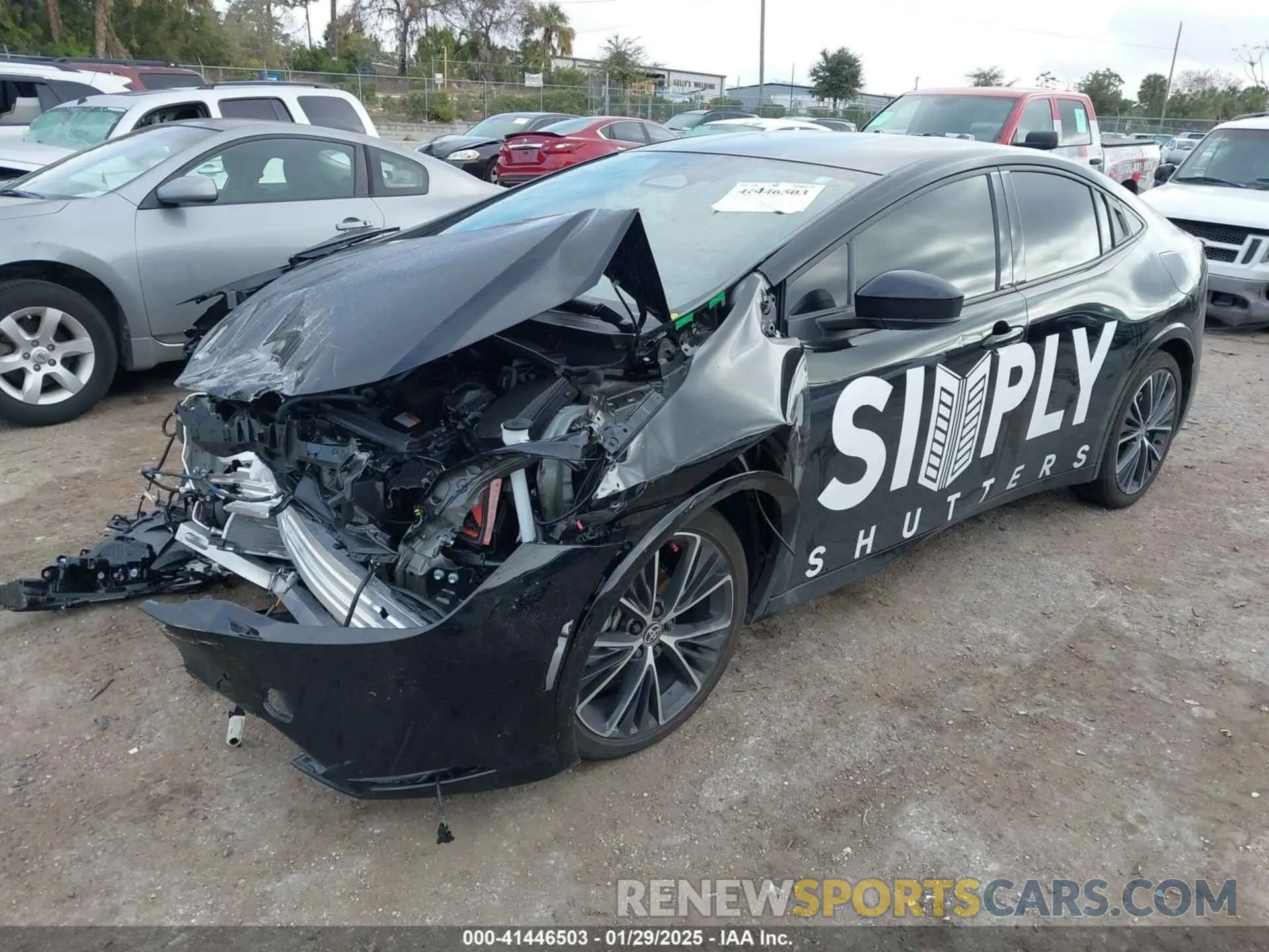 2 Photograph of a damaged car JTDACAAU6R3037021 TOYOTA PRIUS 2024