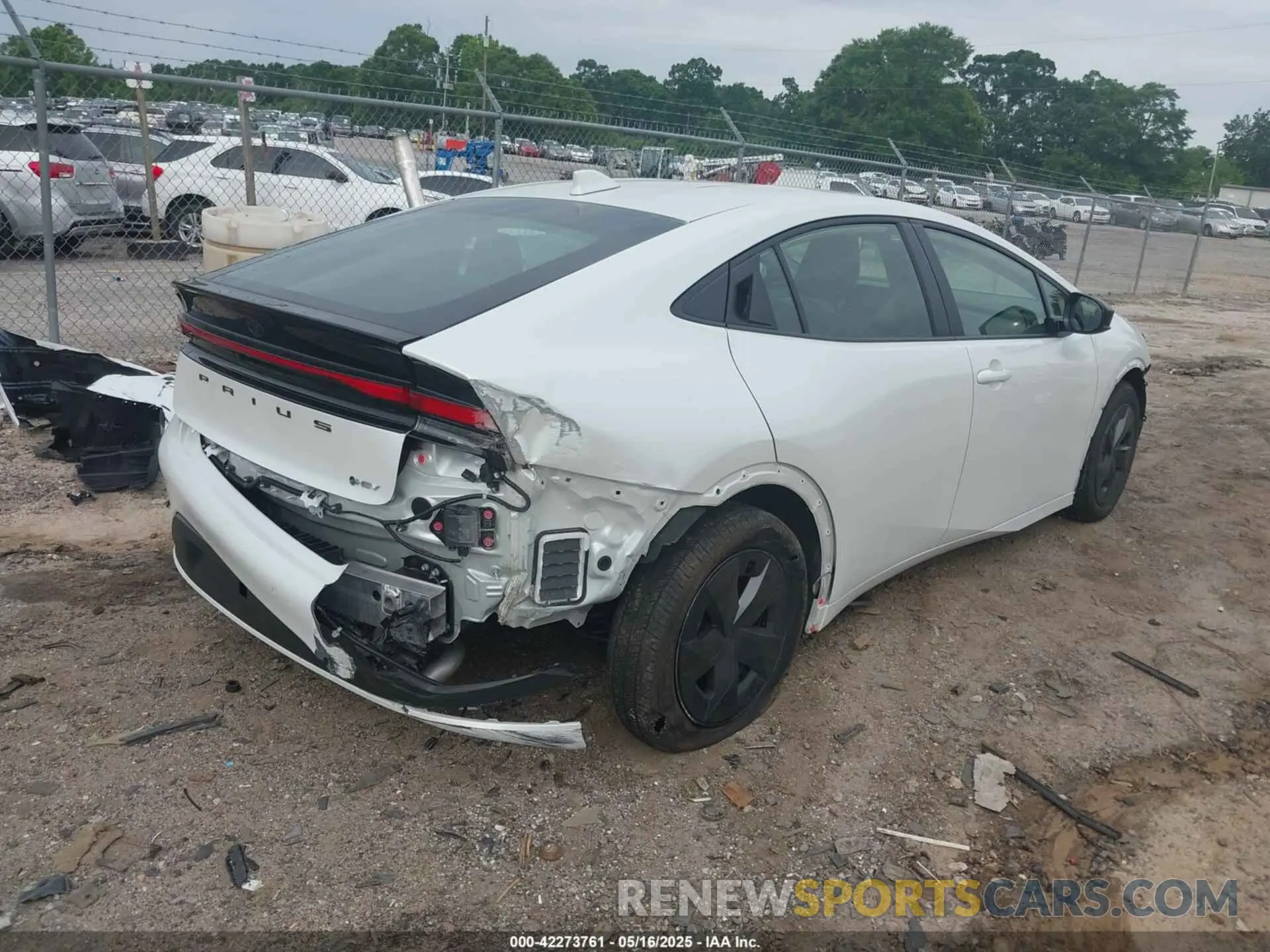 4 Photograph of a damaged car JTDACAAU6R3038069 TOYOTA PRIUS 2024