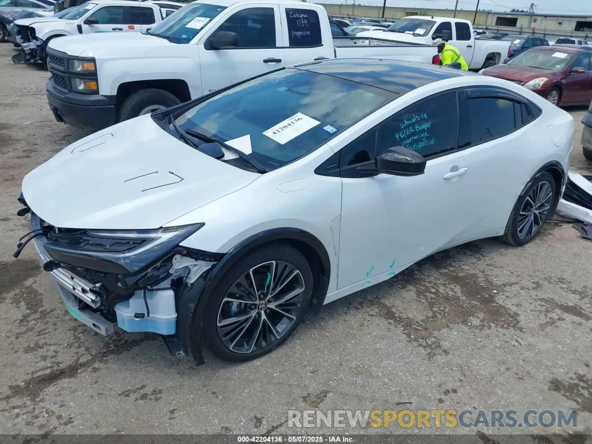 2 Photograph of a damaged car JTDACAAU6R3042736 TOYOTA PRIUS 2024
