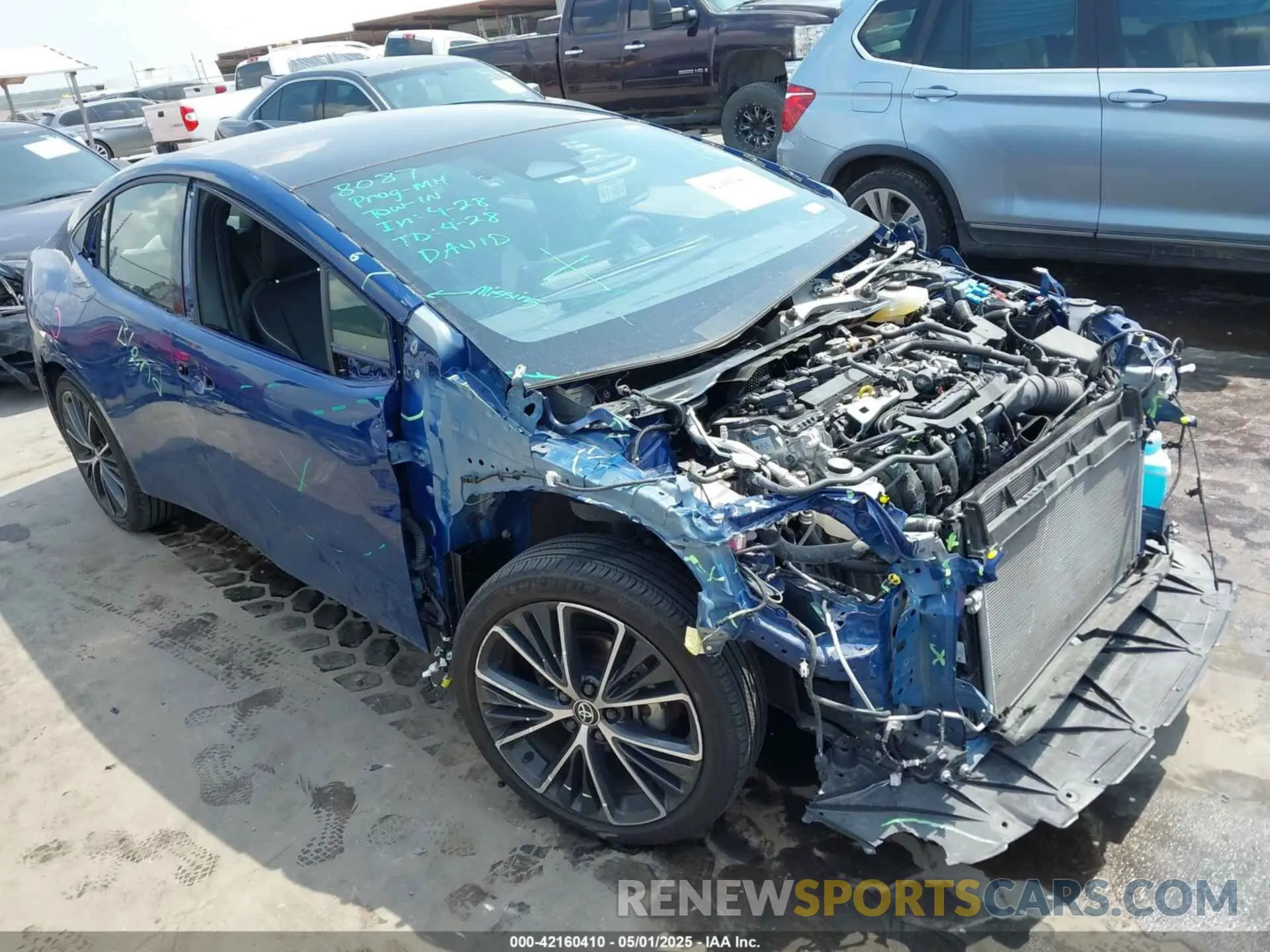 1 Photograph of a damaged car JTDACAAU8R3019555 TOYOTA PRIUS 2024