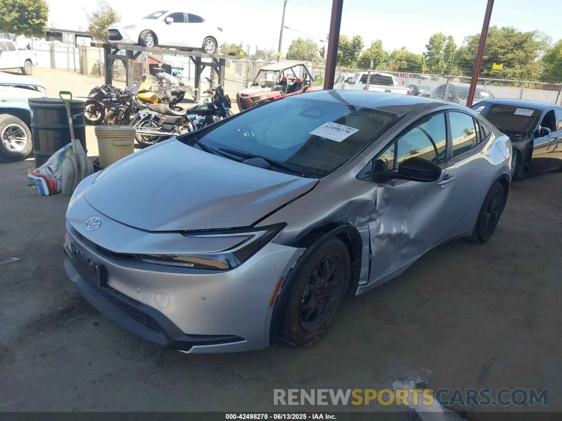 2 Photograph of a damaged car JTDACAAU8R3020446 TOYOTA PRIUS 2024