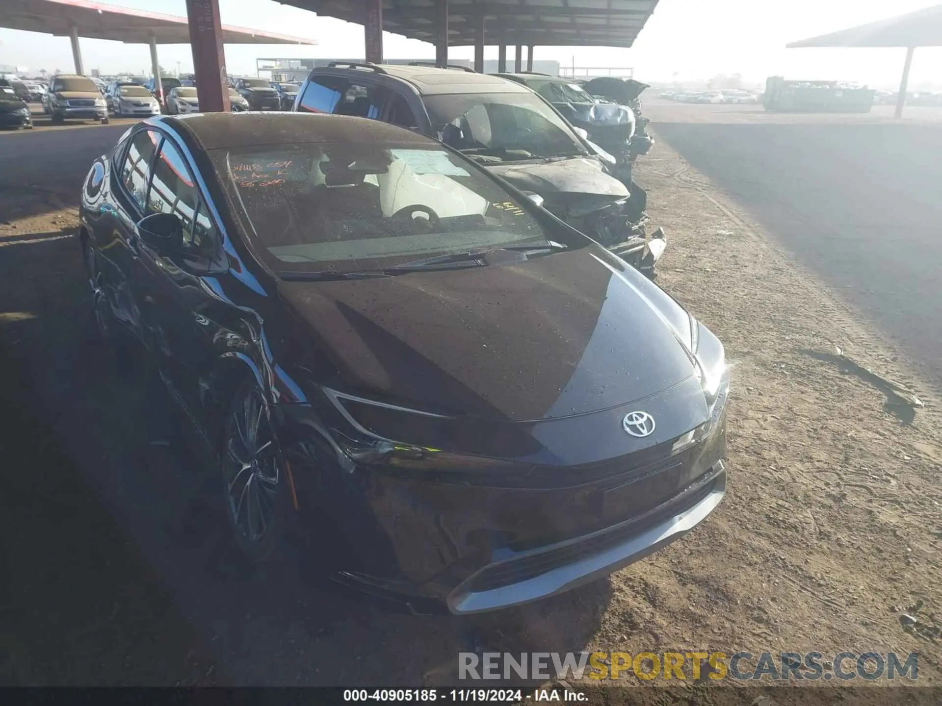 1 Photograph of a damaged car JTDACAAU8R3025663 TOYOTA PRIUS 2024