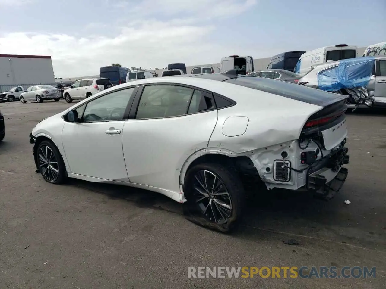 2 Photograph of a damaged car JTDACAAU8R3026652 TOYOTA PRIUS 2024
