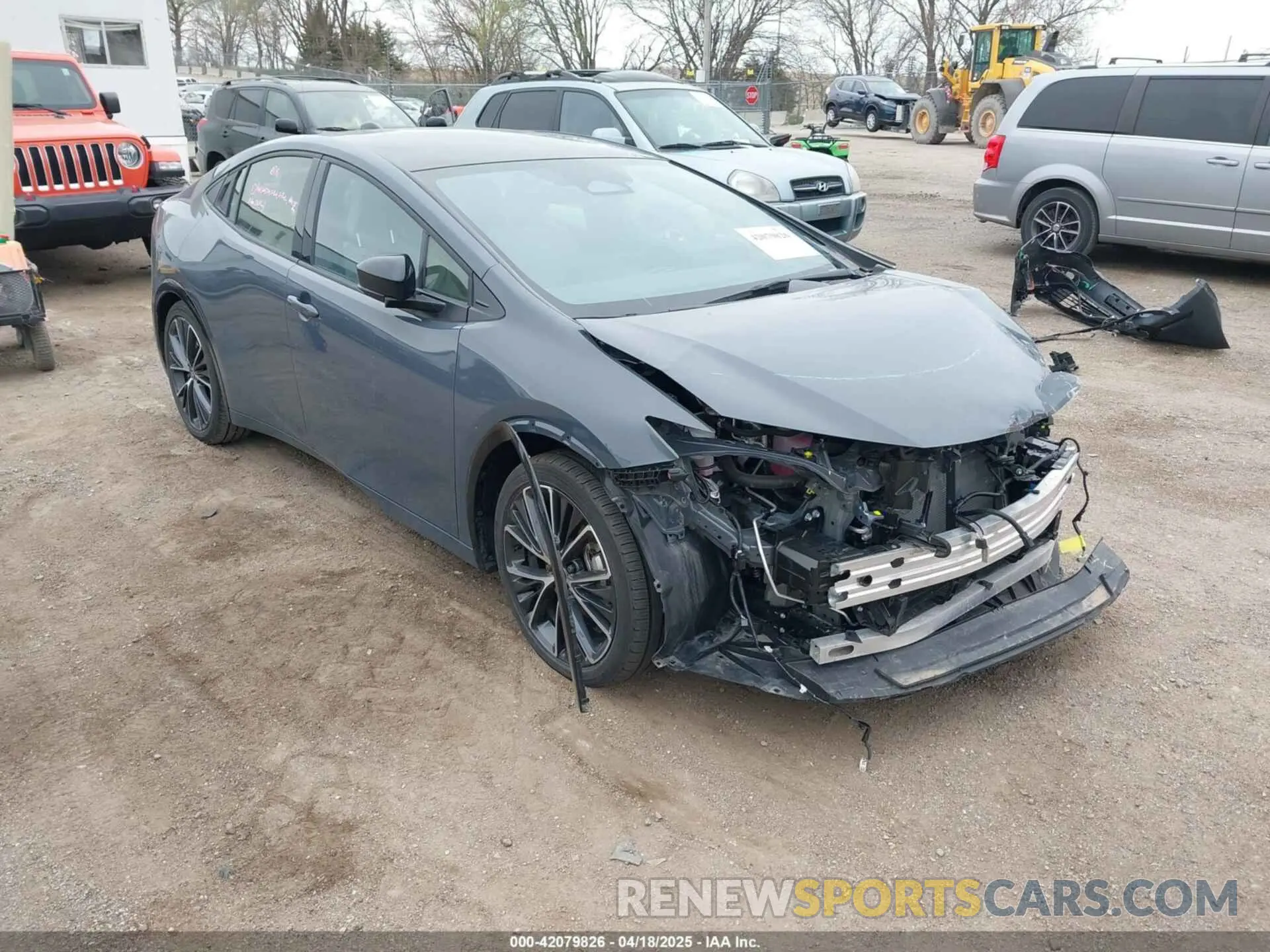 1 Photograph of a damaged car JTDACAAU8R3028529 TOYOTA PRIUS 2024