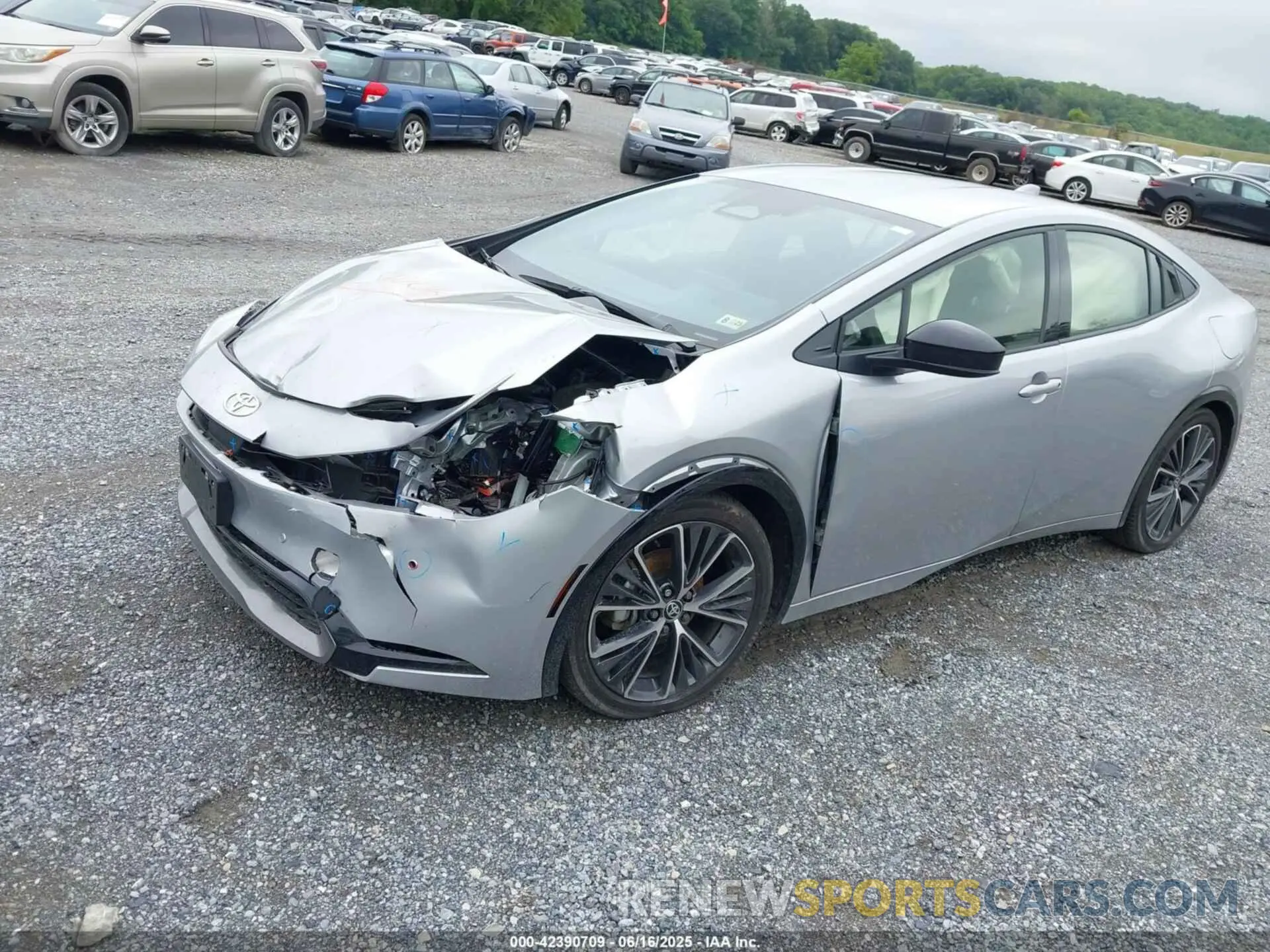 2 Photograph of a damaged car JTDACAAU8R3030619 TOYOTA PRIUS 2024