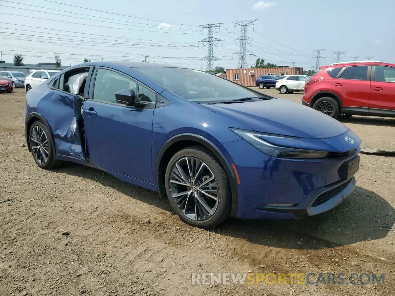 4 Photograph of a damaged car JTDACAAU8R3038512 TOYOTA PRIUS 2024