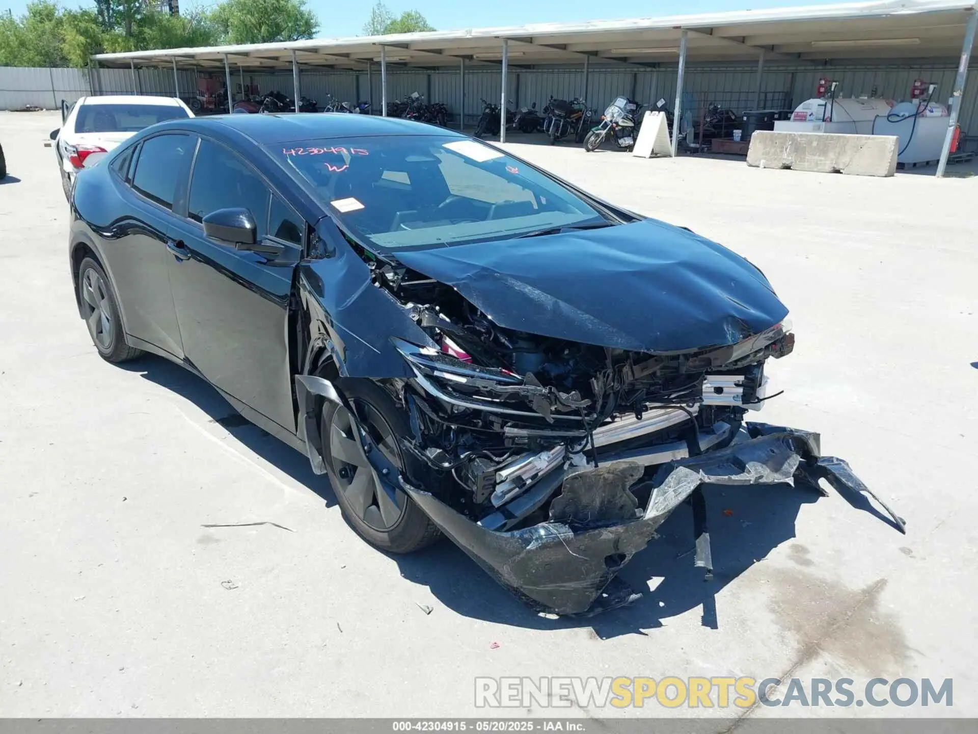 1 Photograph of a damaged car JTDACAAU8R3046531 TOYOTA PRIUS 2024