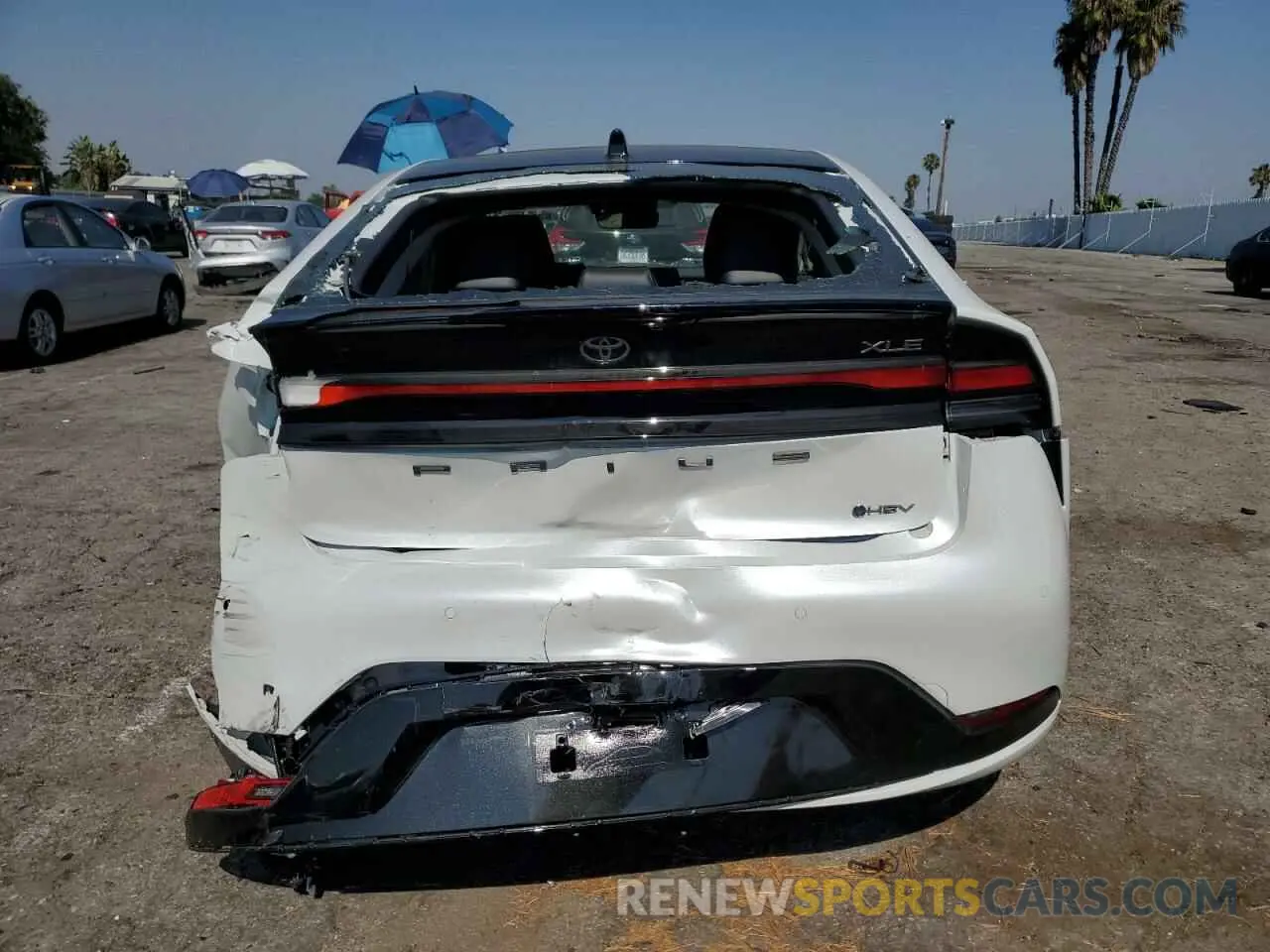 6 Photograph of a damaged car JTDACAAU9R3019712 TOYOTA PRIUS 2024