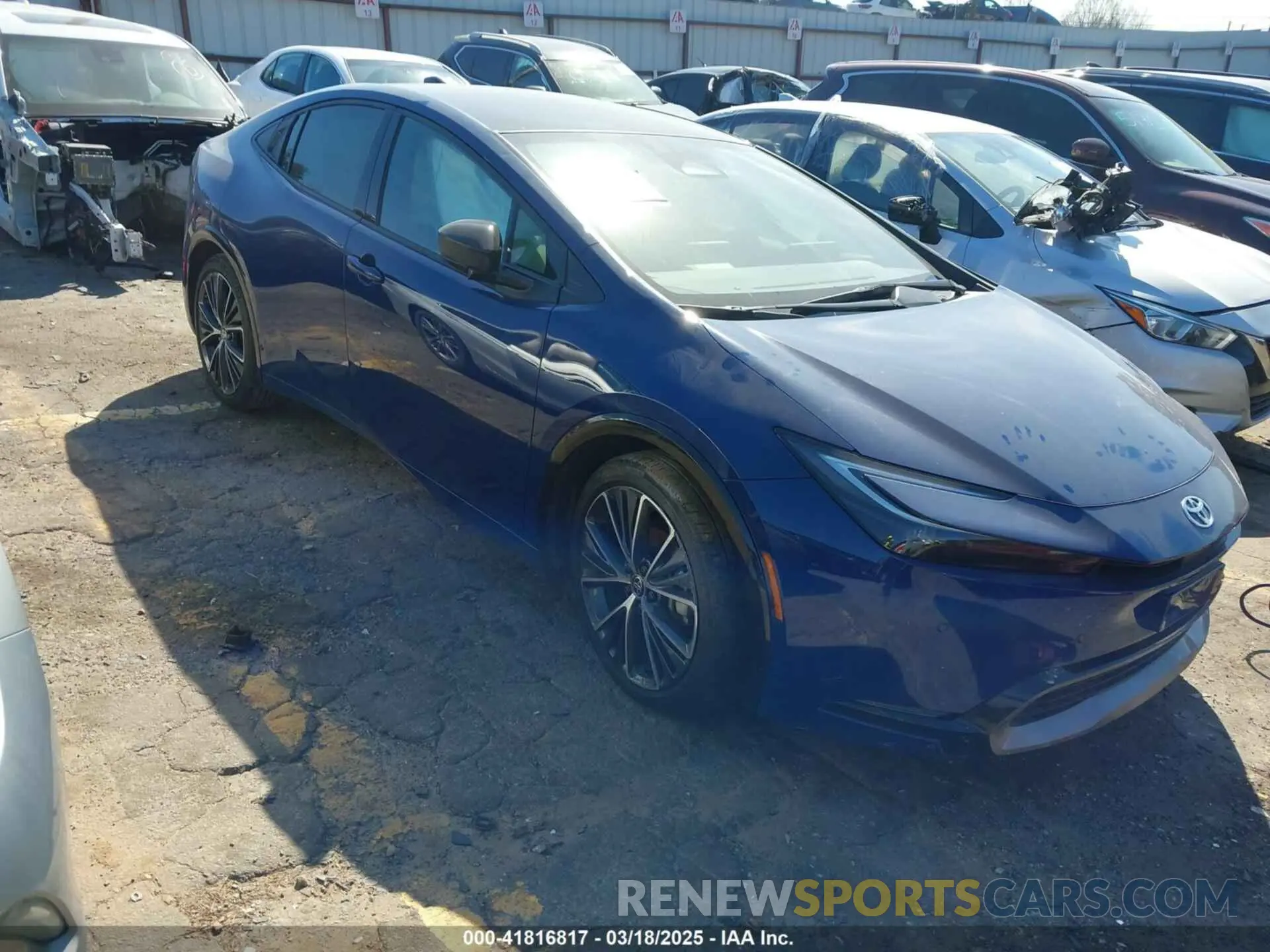 1 Photograph of a damaged car JTDACAAU9R3020195 TOYOTA PRIUS 2024