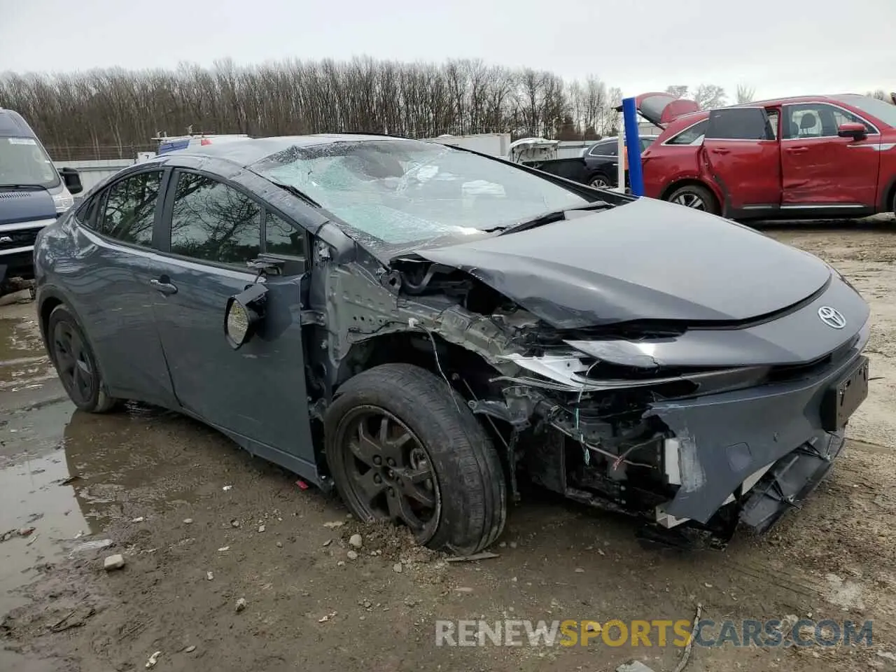 4 Photograph of a damaged car JTDACAAU9R3026384 TOYOTA PRIUS 2024