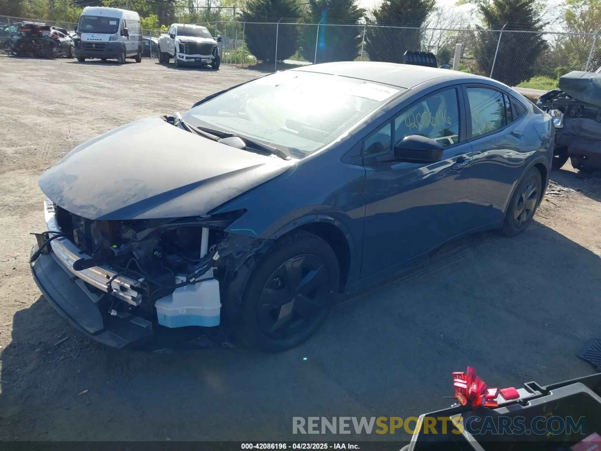 2 Photograph of a damaged car JTDACAAU9R3044514 TOYOTA PRIUS 2024