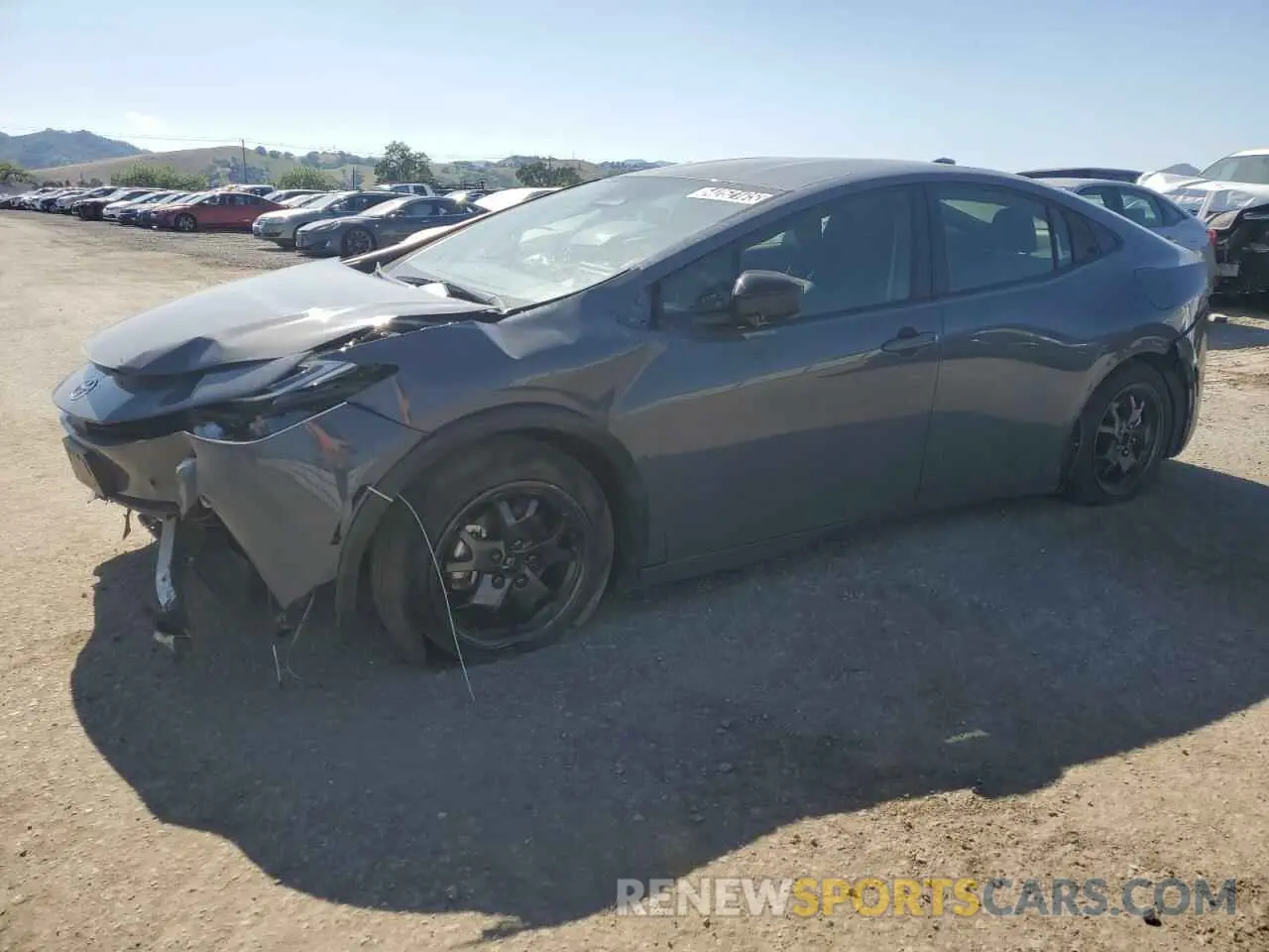 1 Photograph of a damaged car JTDACAAUXR3019525 TOYOTA PRIUS 2024