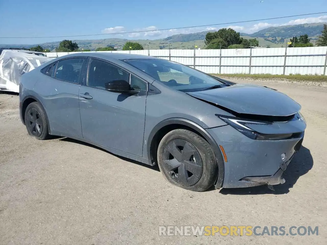 4 Photograph of a damaged car JTDACAAUXR3019525 TOYOTA PRIUS 2024