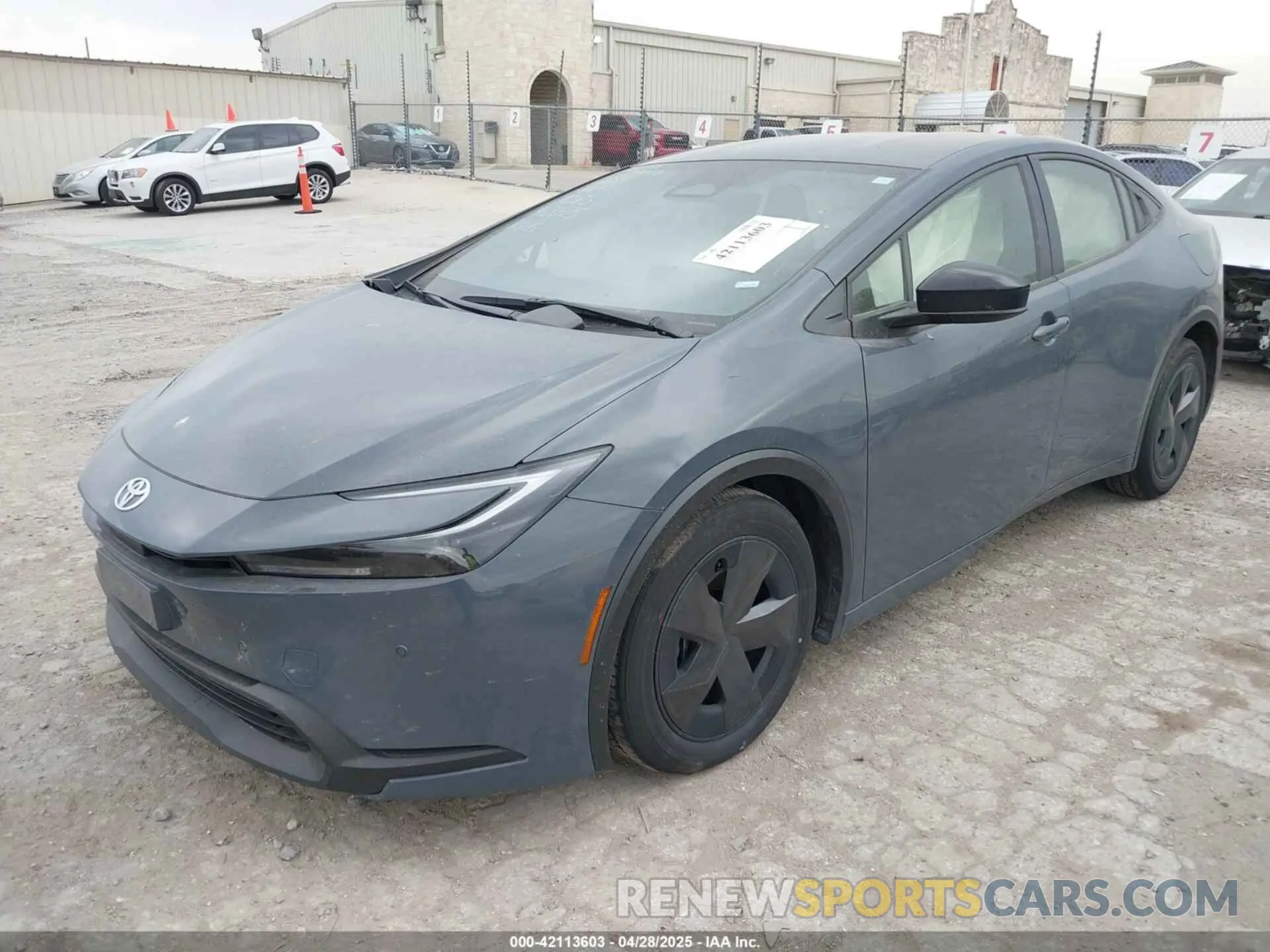 2 Photograph of a damaged car JTDACAAUXR3020786 TOYOTA PRIUS 2024