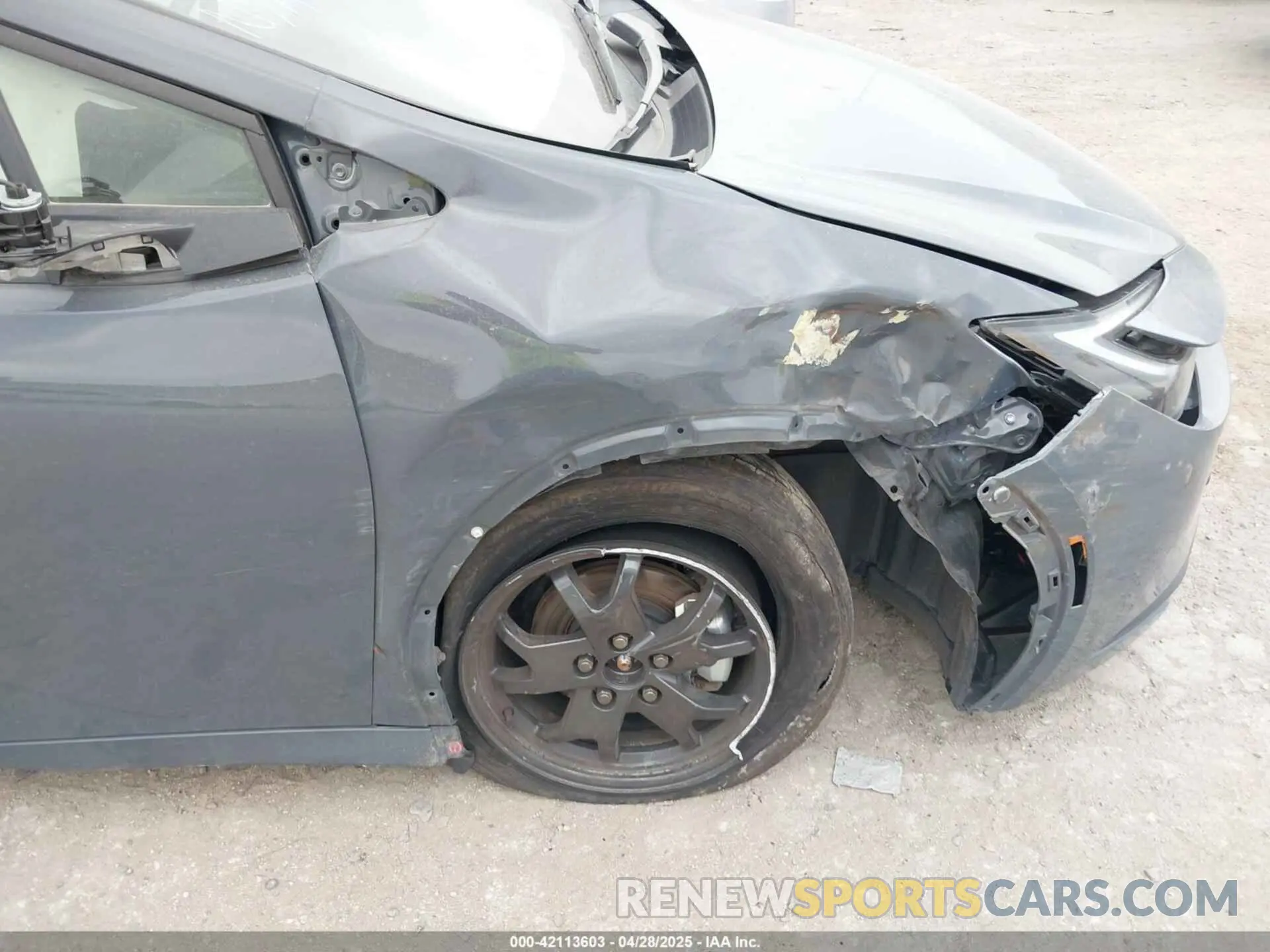 6 Photograph of a damaged car JTDACAAUXR3020786 TOYOTA PRIUS 2024