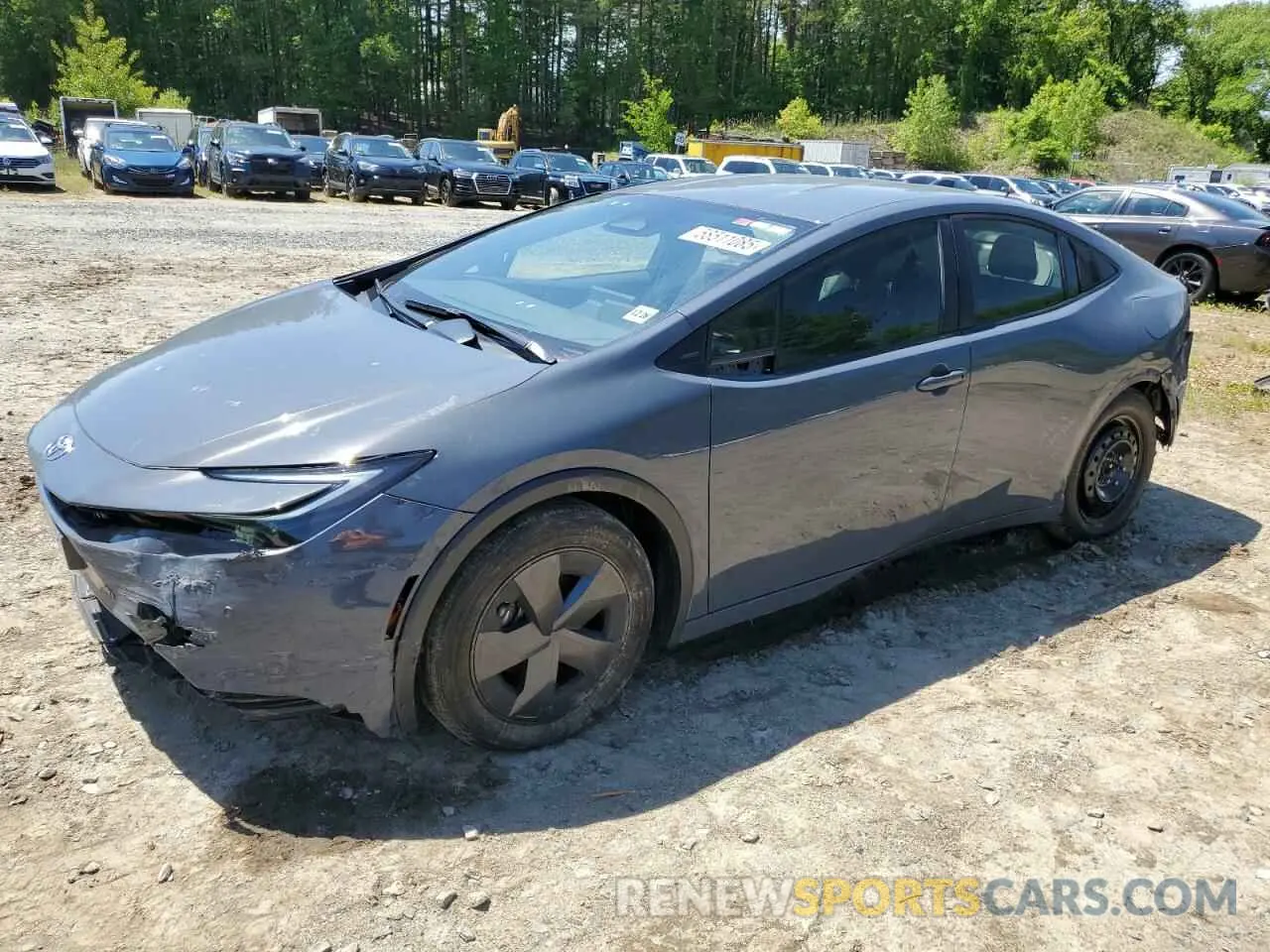 1 Photograph of a damaged car JTDACAAUXR3022408 TOYOTA PRIUS 2024