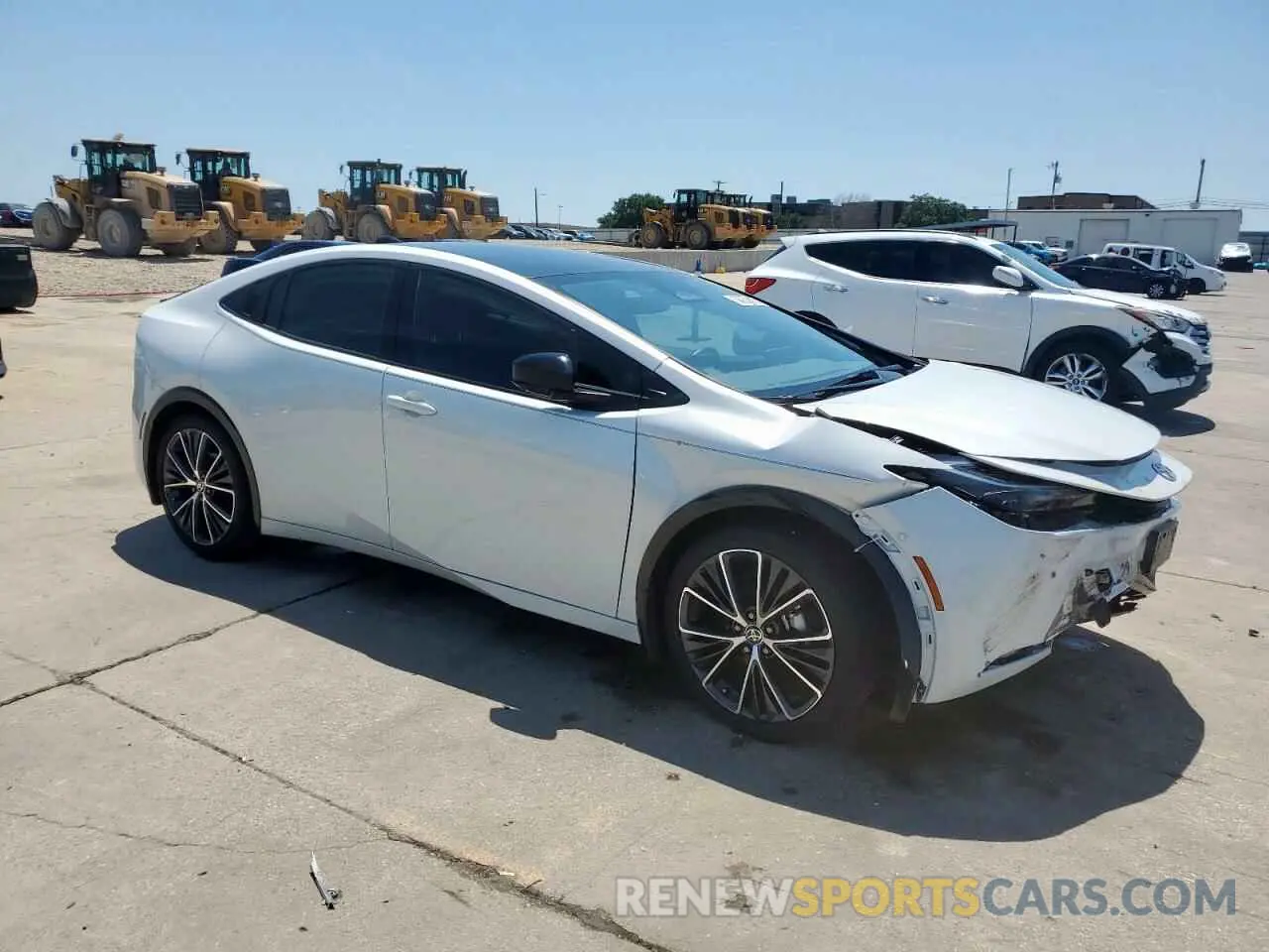 4 Photograph of a damaged car JTDACAAUXR3022411 TOYOTA PRIUS 2024
