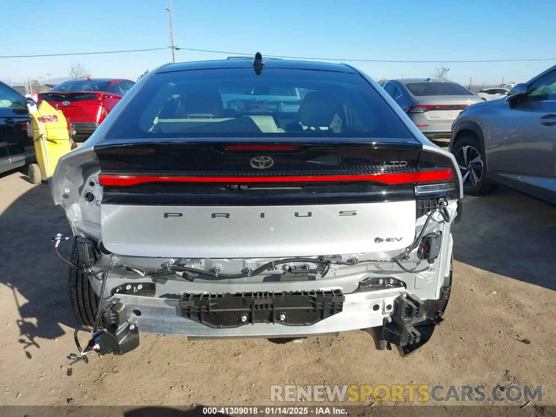 17 Photograph of a damaged car JTDACAAUXR3035689 TOYOTA PRIUS 2024