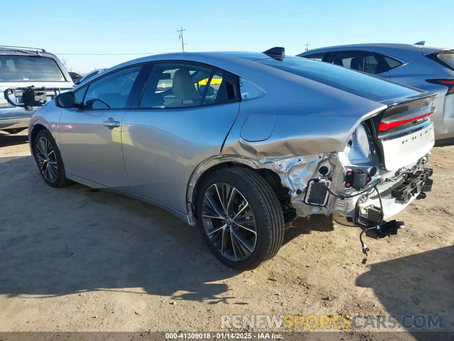 3 Photograph of a damaged car JTDACAAUXR3035689 TOYOTA PRIUS 2024