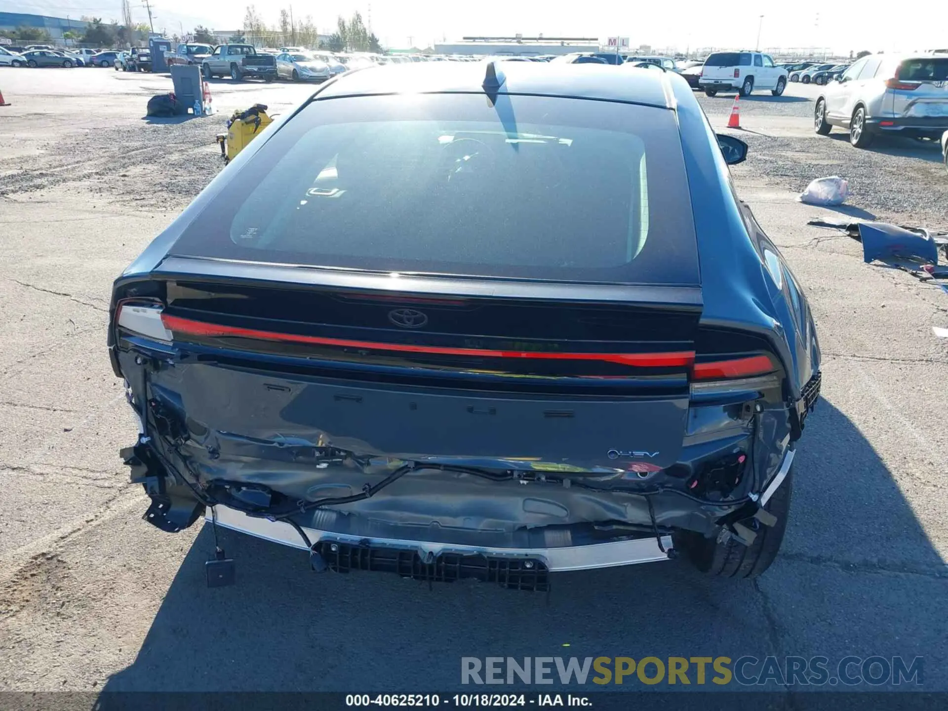 17 Photograph of a damaged car JTDACAAUXR3037135 TOYOTA PRIUS 2024