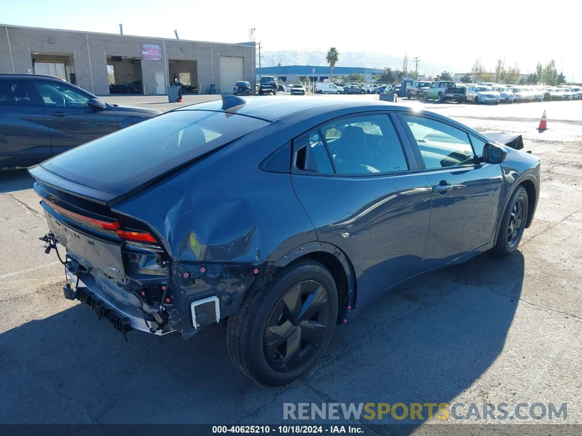 4 Photograph of a damaged car JTDACAAUXR3037135 TOYOTA PRIUS 2024