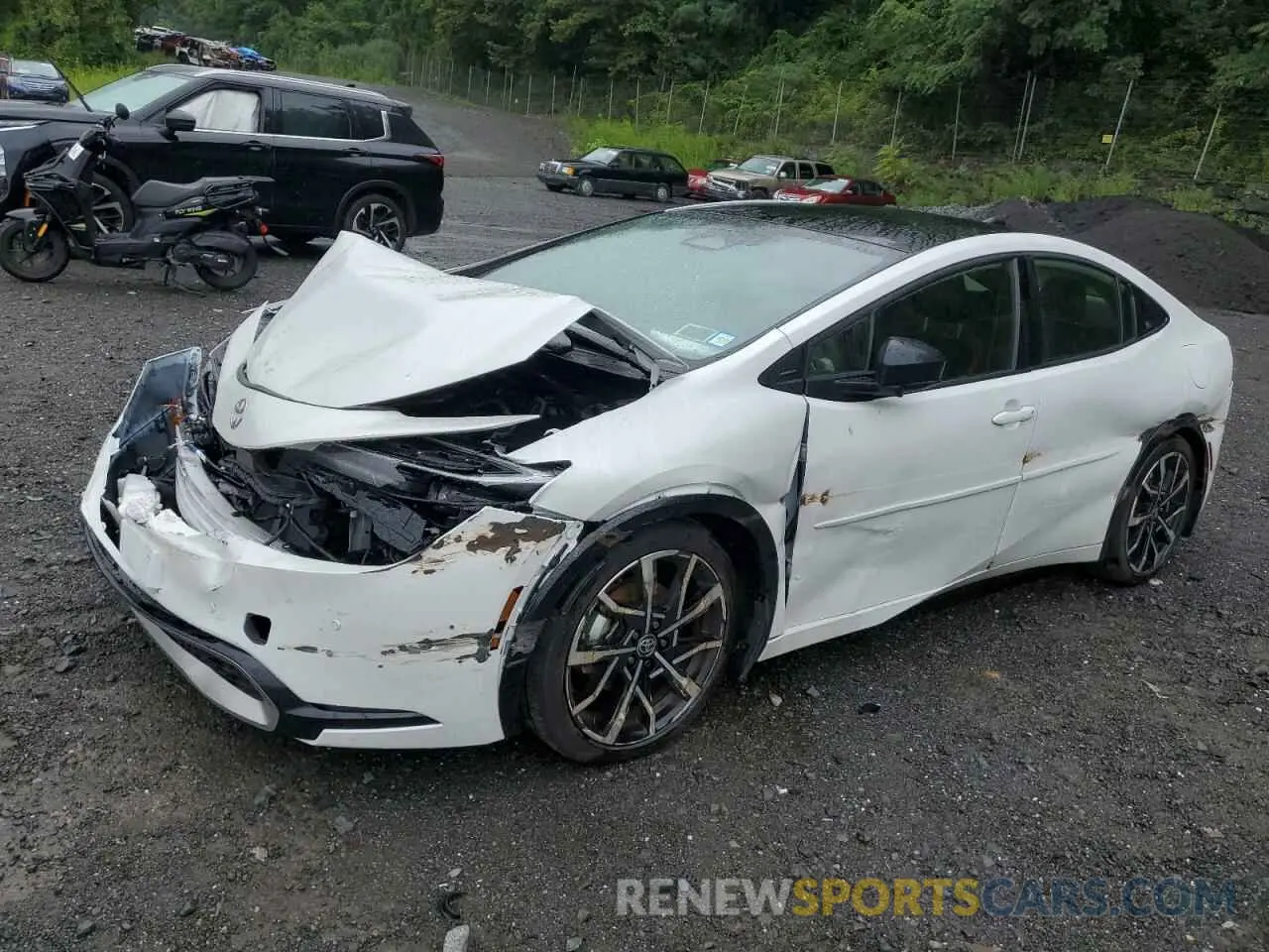 1 Photograph of a damaged car JTDACACU1R3015621 TOYOTA PRIUS 2024