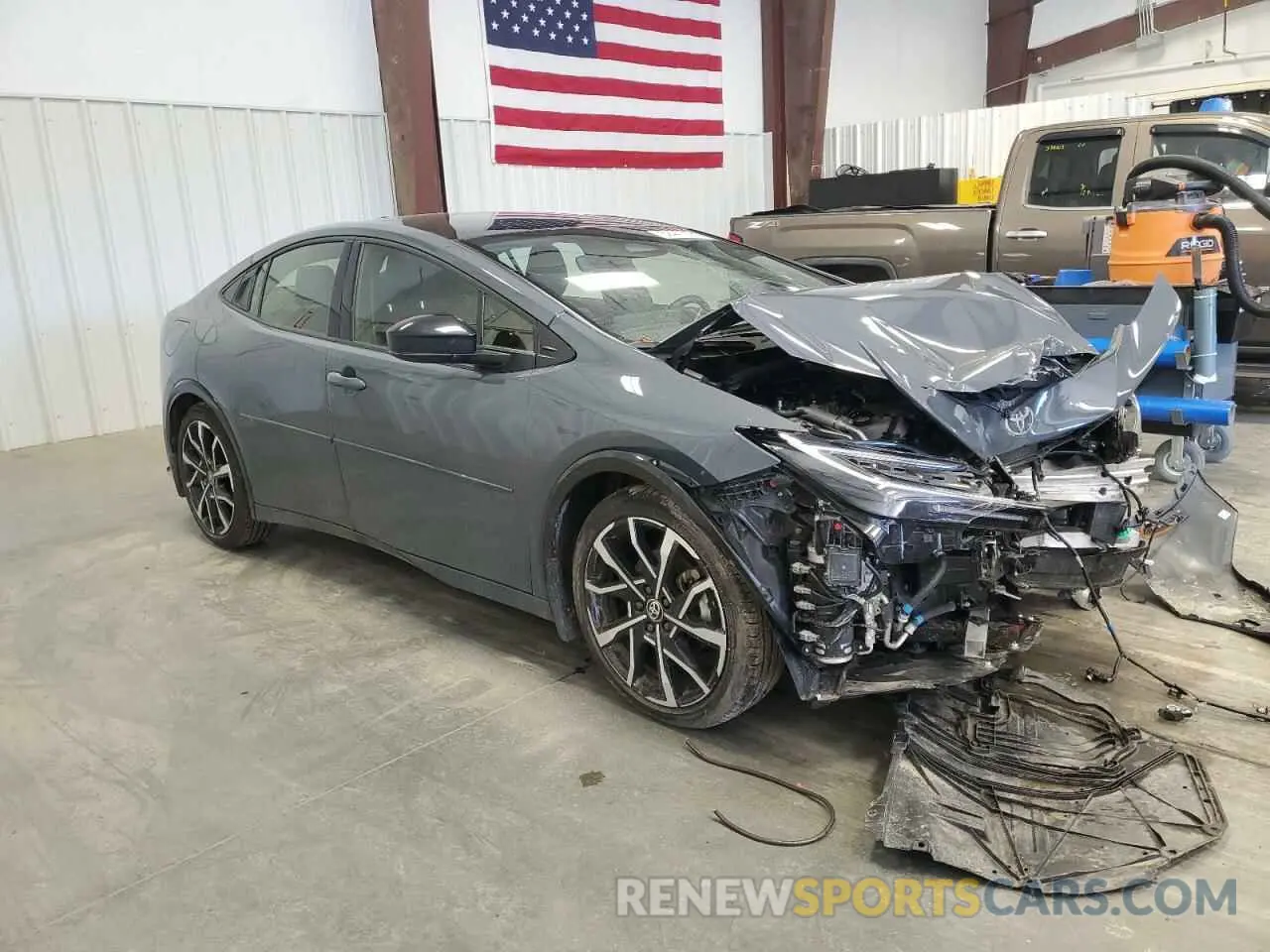 4 Photograph of a damaged car JTDACACU1R3030085 TOYOTA PRIUS 2024