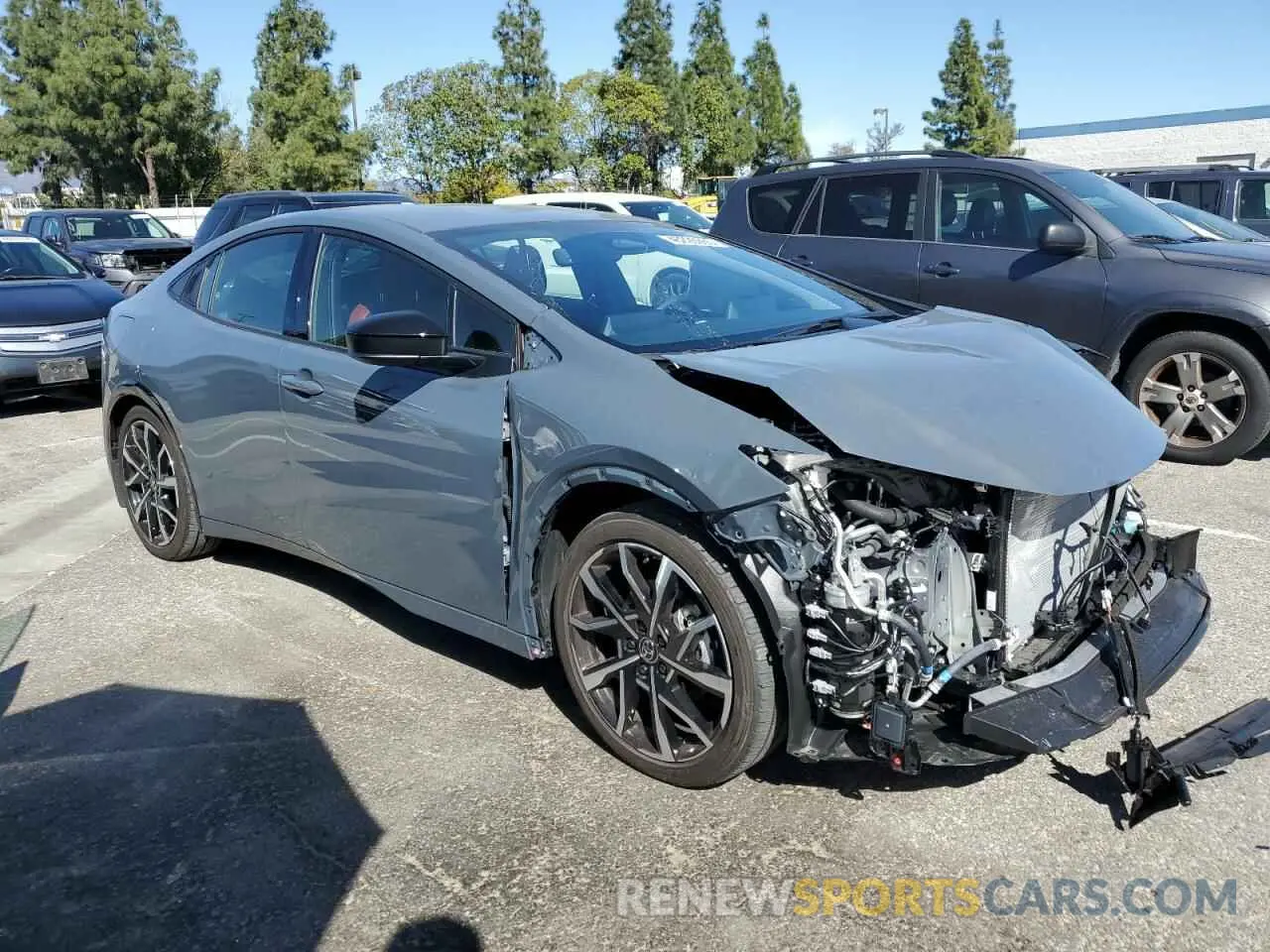4 Photograph of a damaged car JTDACACU2R3026028 TOYOTA PRIUS 2024