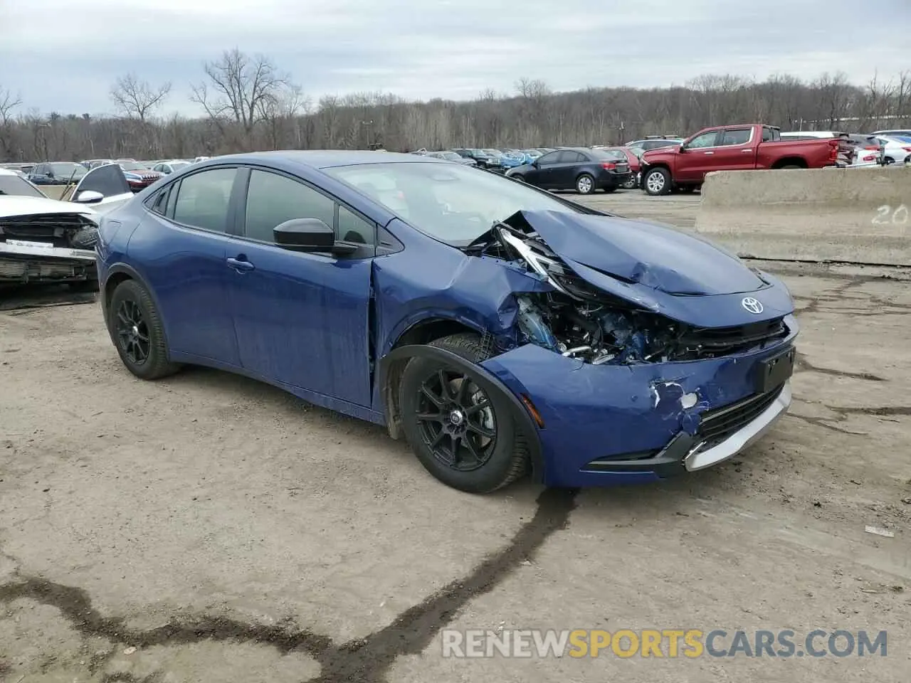 4 Photograph of a damaged car JTDACACU2R3032914 TOYOTA PRIUS 2024