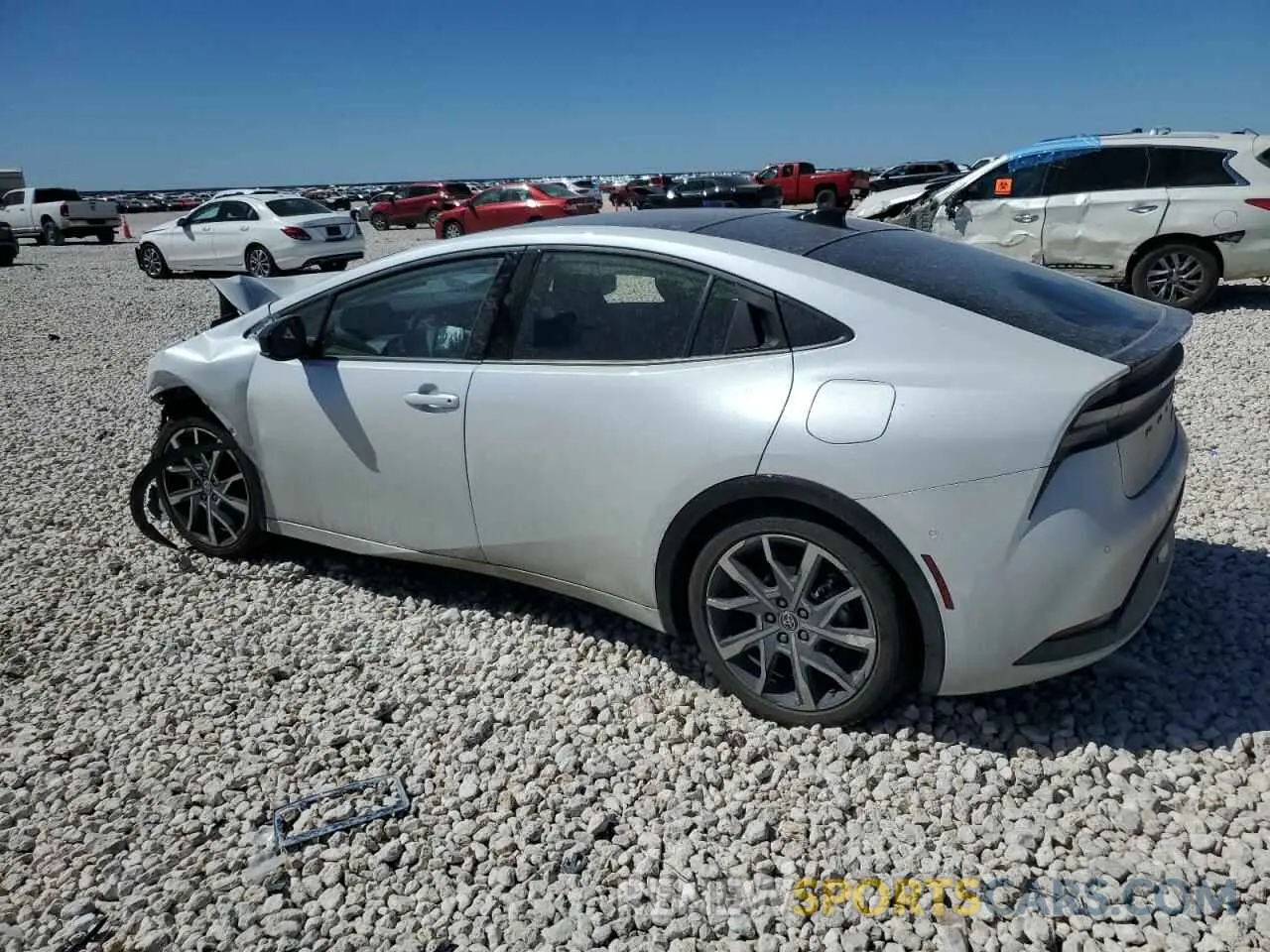 2 Photograph of a damaged car JTDACACU3R3029374 TOYOTA PRIUS 2024
