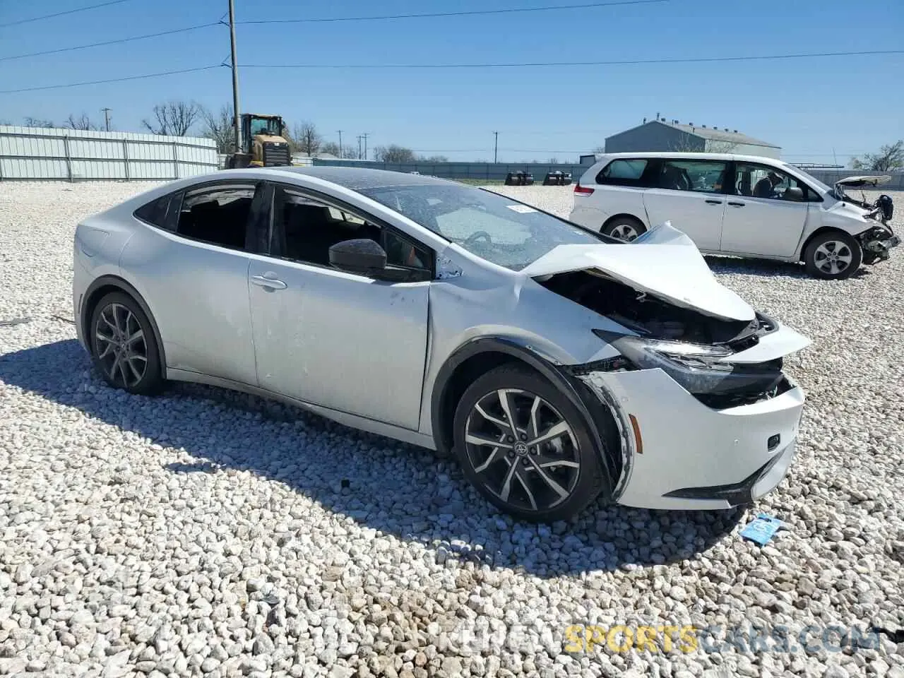 4 Photograph of a damaged car JTDACACU3R3029374 TOYOTA PRIUS 2024