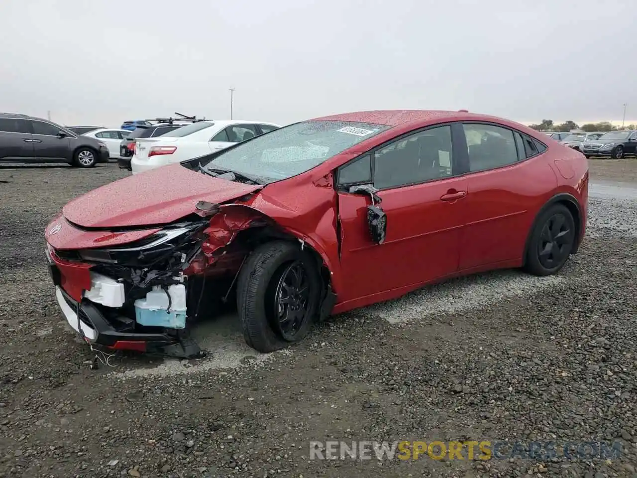 1 Photograph of a damaged car JTDACACU3R3029780 TOYOTA PRIUS 2024