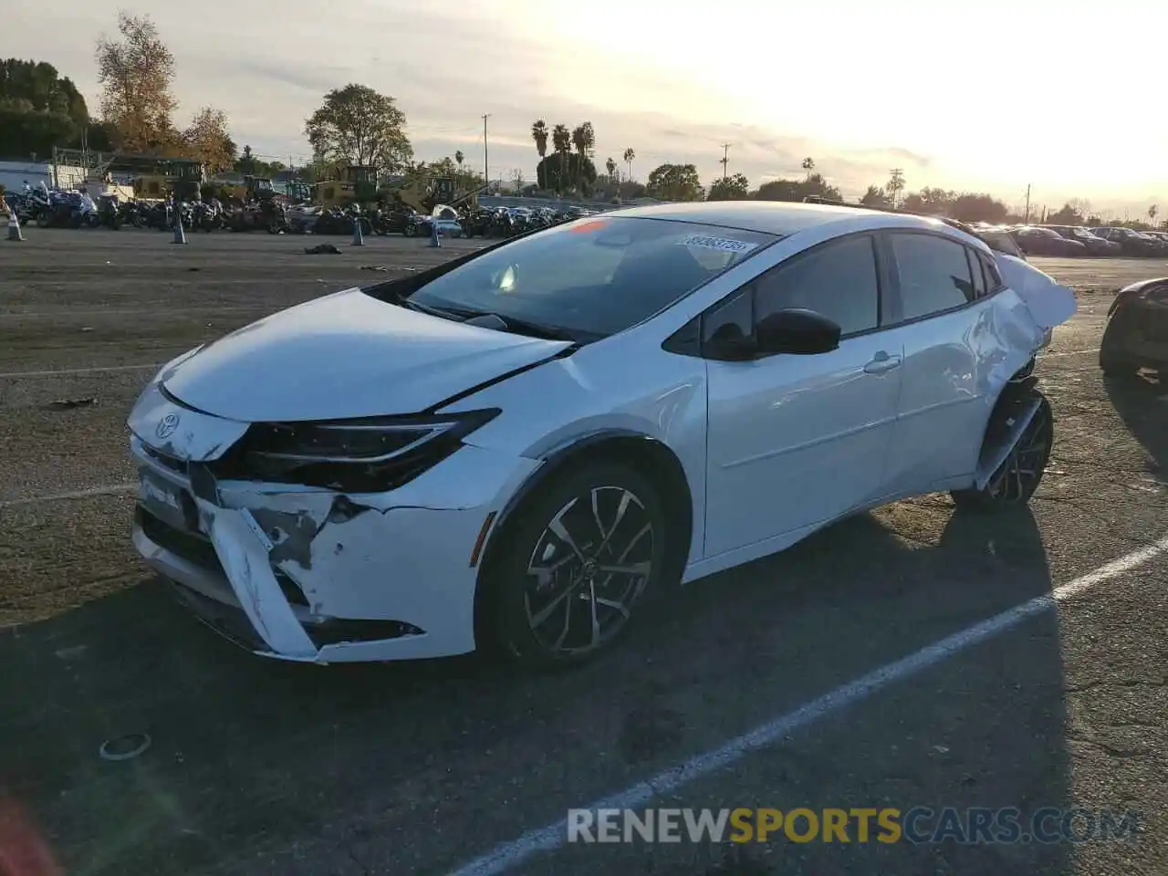 1 Photograph of a damaged car JTDACACU4R3036947 TOYOTA PRIUS 2024