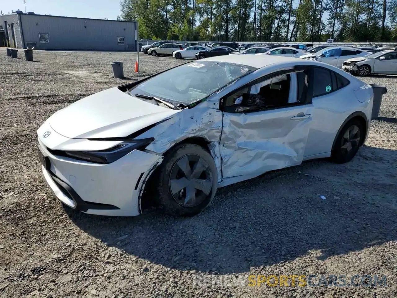 1 Photograph of a damaged car JTDACACU5R3015735 TOYOTA PRIUS 2024