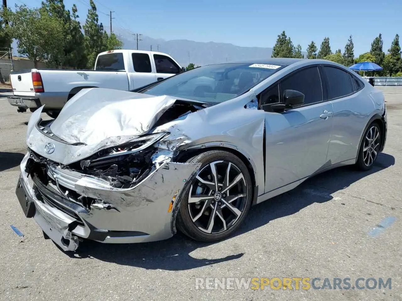 1 Photograph of a damaged car JTDACACU5R3017971 TOYOTA PRIUS 2024