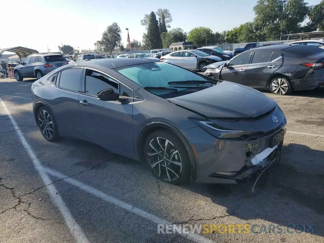 4 Photograph of a damaged car JTDACACU7R3021164 TOYOTA PRIUS 2024