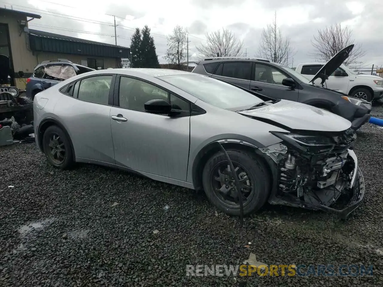4 Photograph of a damaged car JTDACACU8R3020850 TOYOTA PRIUS 2024